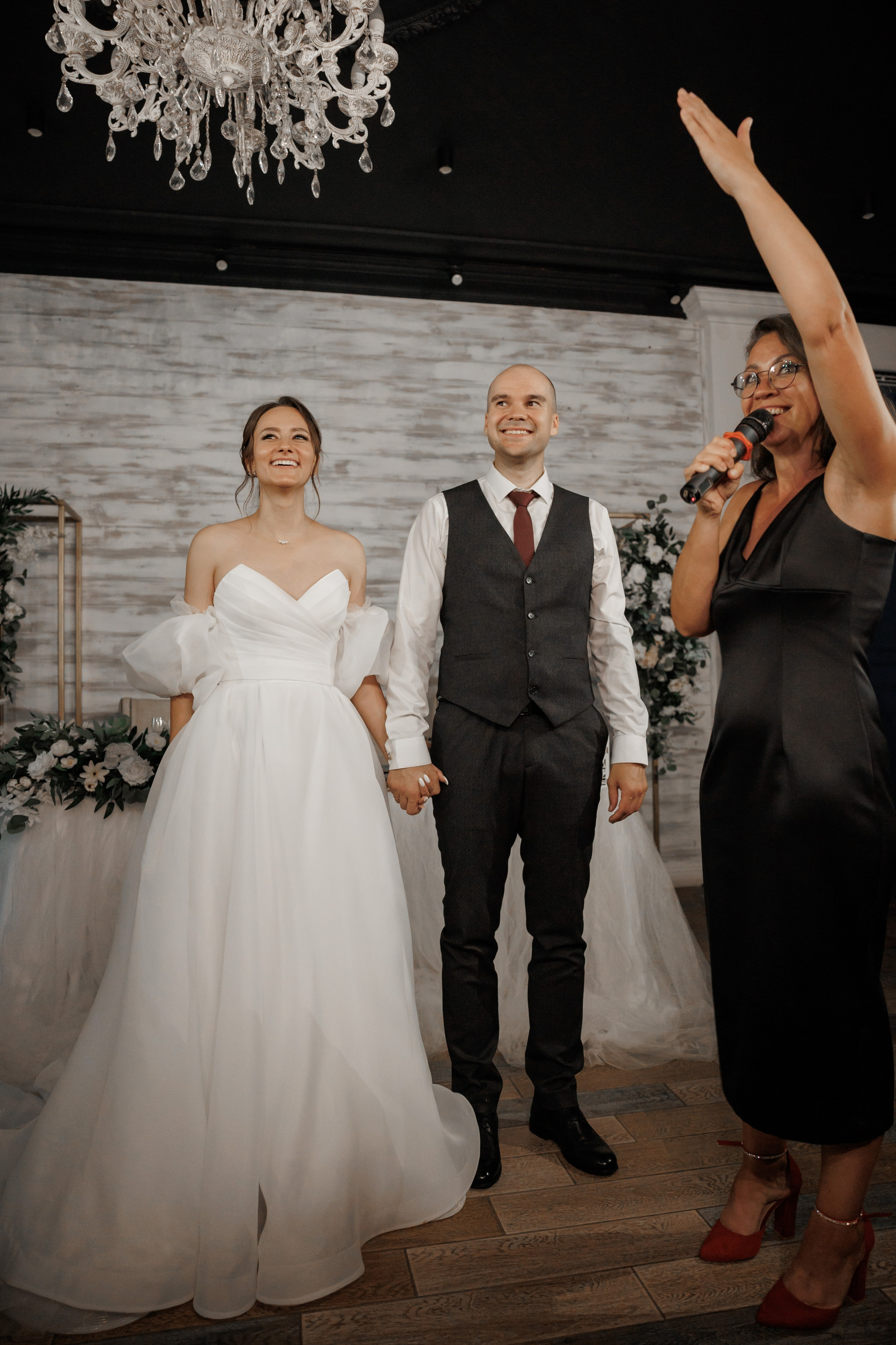 Полина и Дмитрий, загородный клуб «Барин», ЗАГС в г. Пушкино. Свадебный и репортажный фотограф (Москва, Королев и другие)