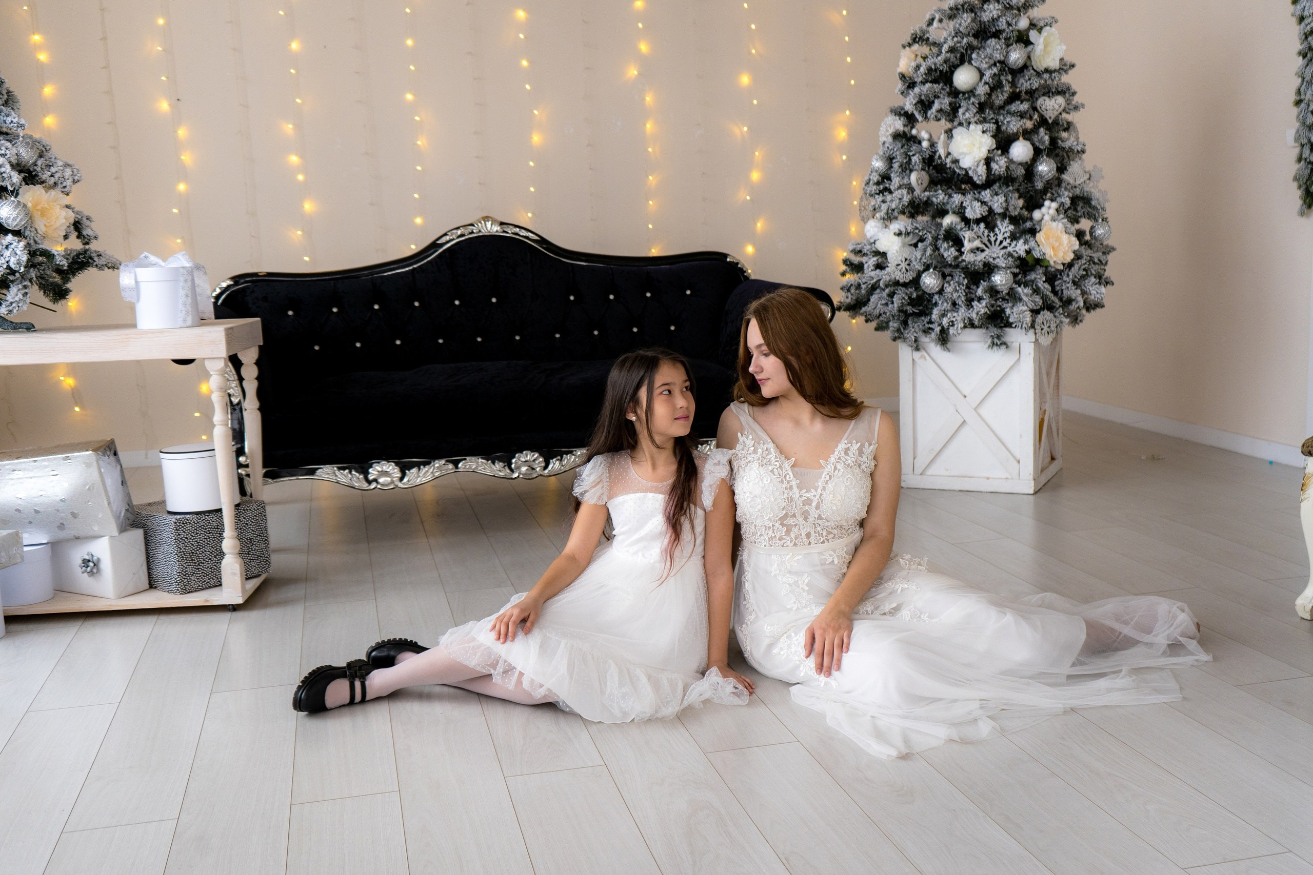 Платья Family look. Фотостудия Малина в городе Улан-Удэ. Фотограф Ирина Жарникова