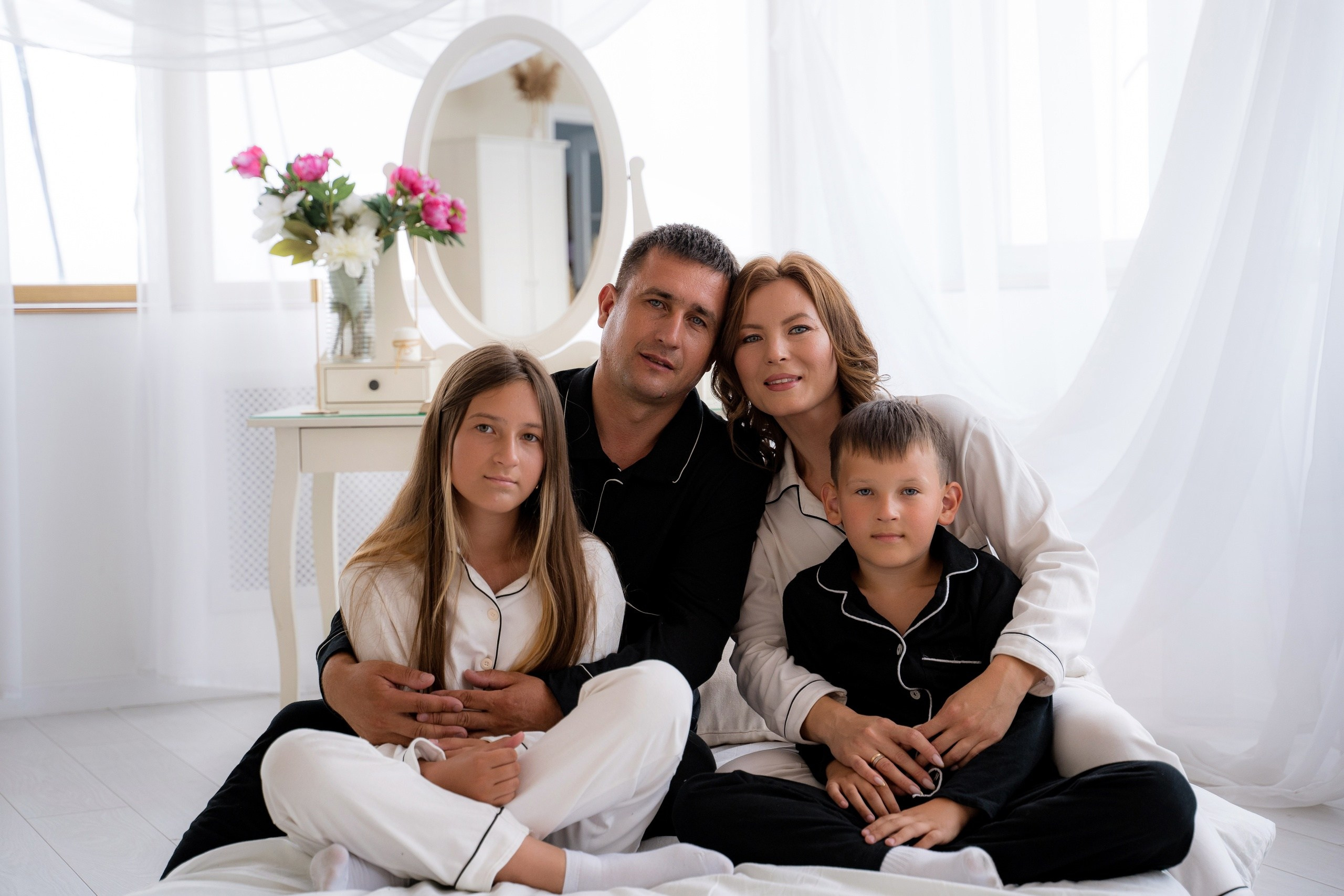 Комплекты Family look. Фотостудия Малина в городе Улан-Удэ. Фотограф Ирина Жарникова