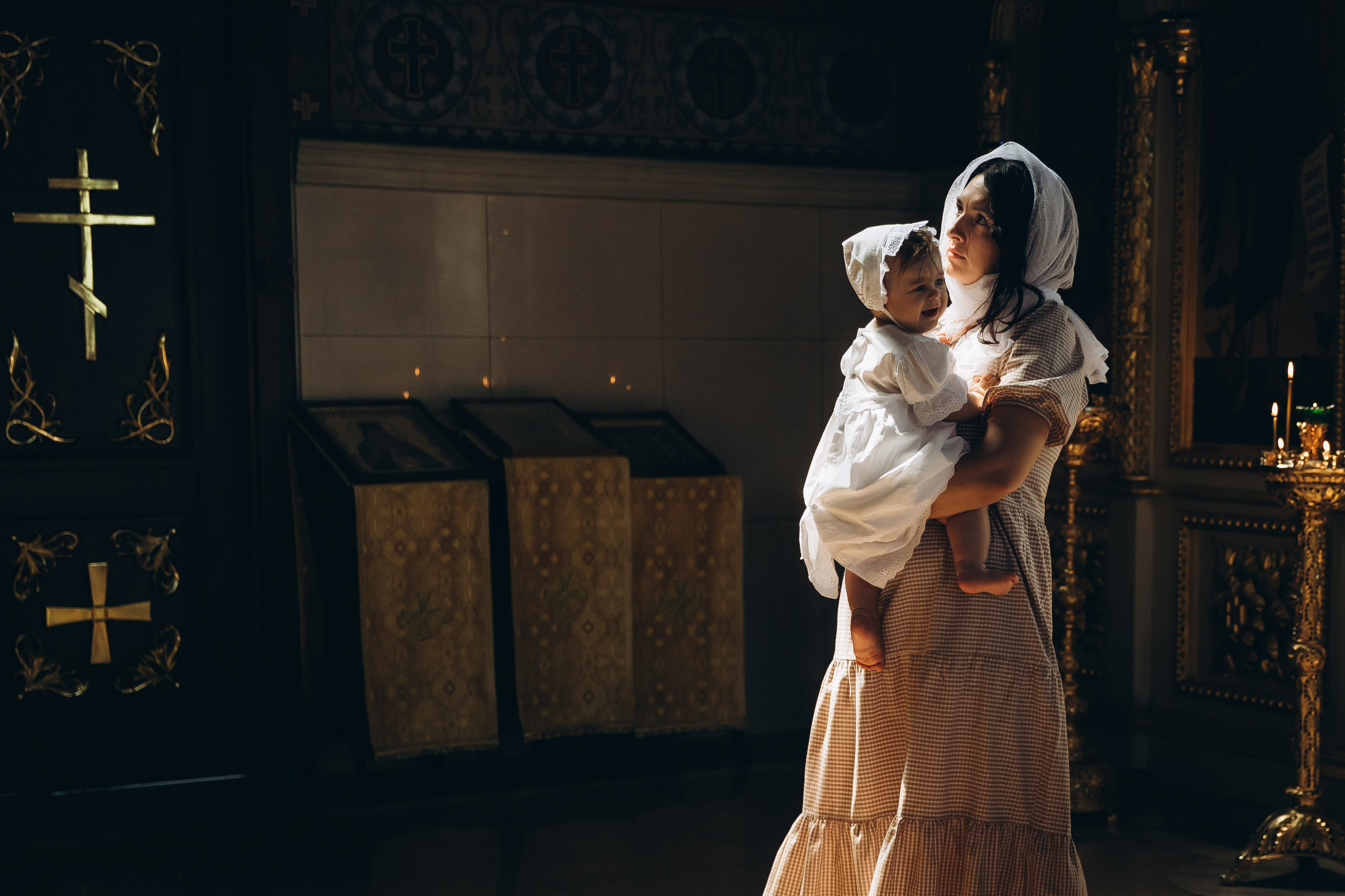 Крещение Анечки. Фотограф в Краснодаре Алла Потоцкая