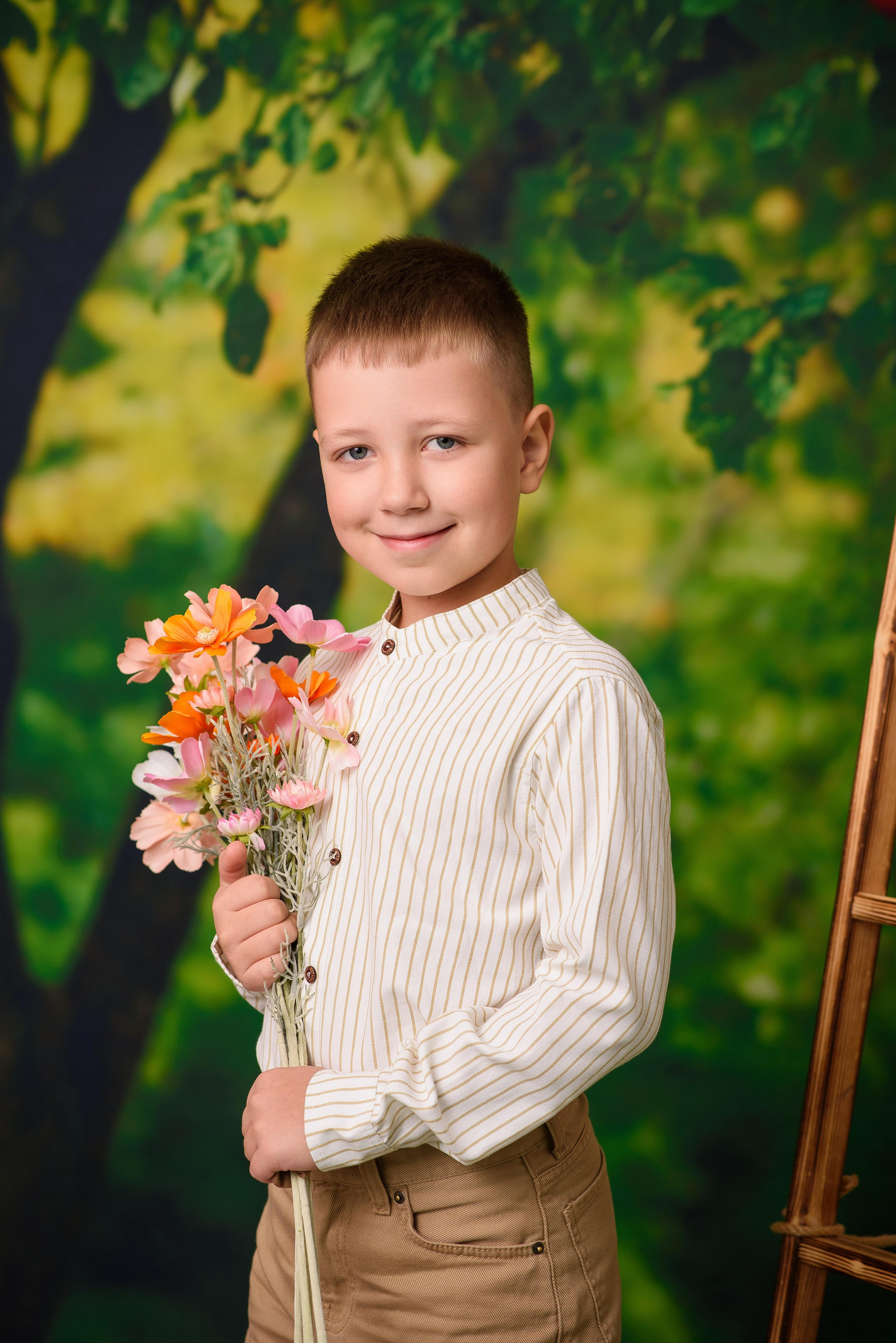 Яблочный сад. Детская фотостудия Москва