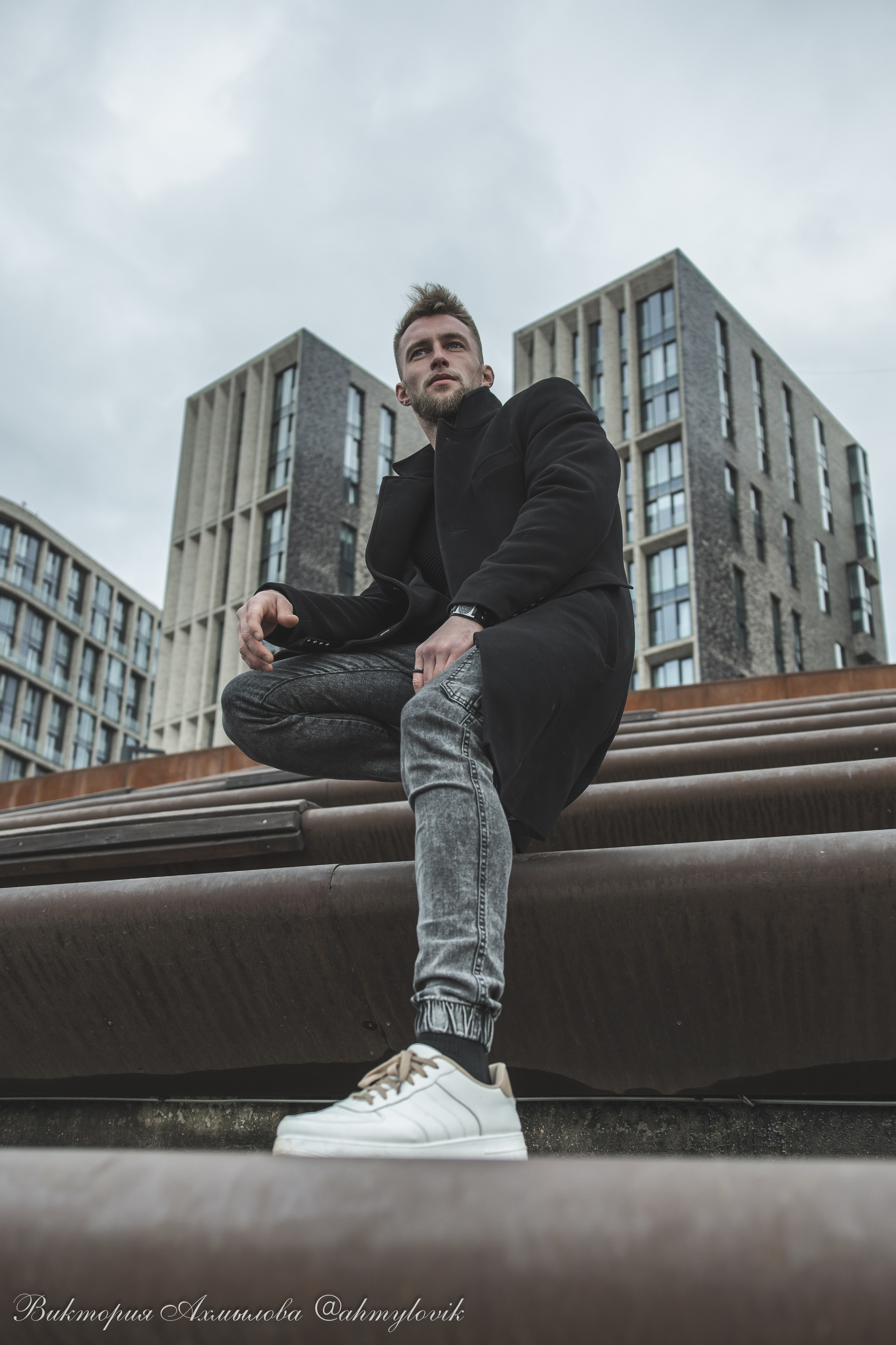 Прогулка с Хаски (Сергей). Виктория Ахмылова. Фотограф в Москве