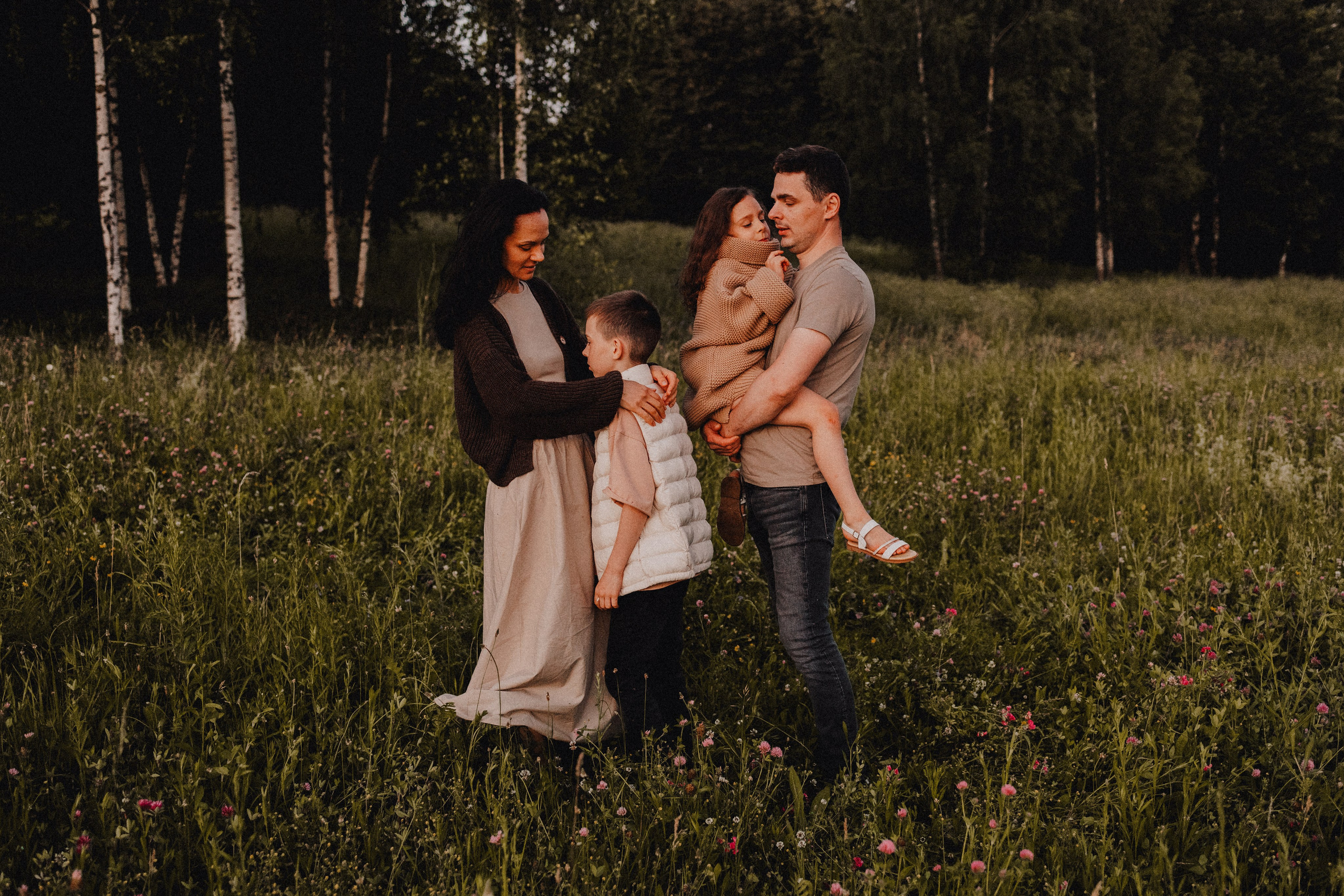 Илья, Катя, Ваня и Соня. Семейный фотограф Москва