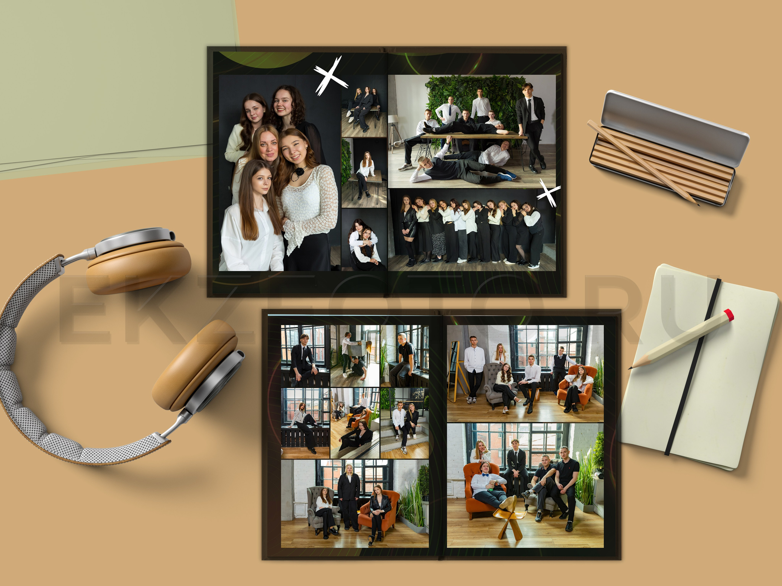 ОБЩАЯ ФОТОКНИГА С ИНДИВИДУАЛЬНОЙ ОБЛОЖКОЙ до 40 страниц. Фотограф Екатерина Зайкова в Санкт-Петербурге