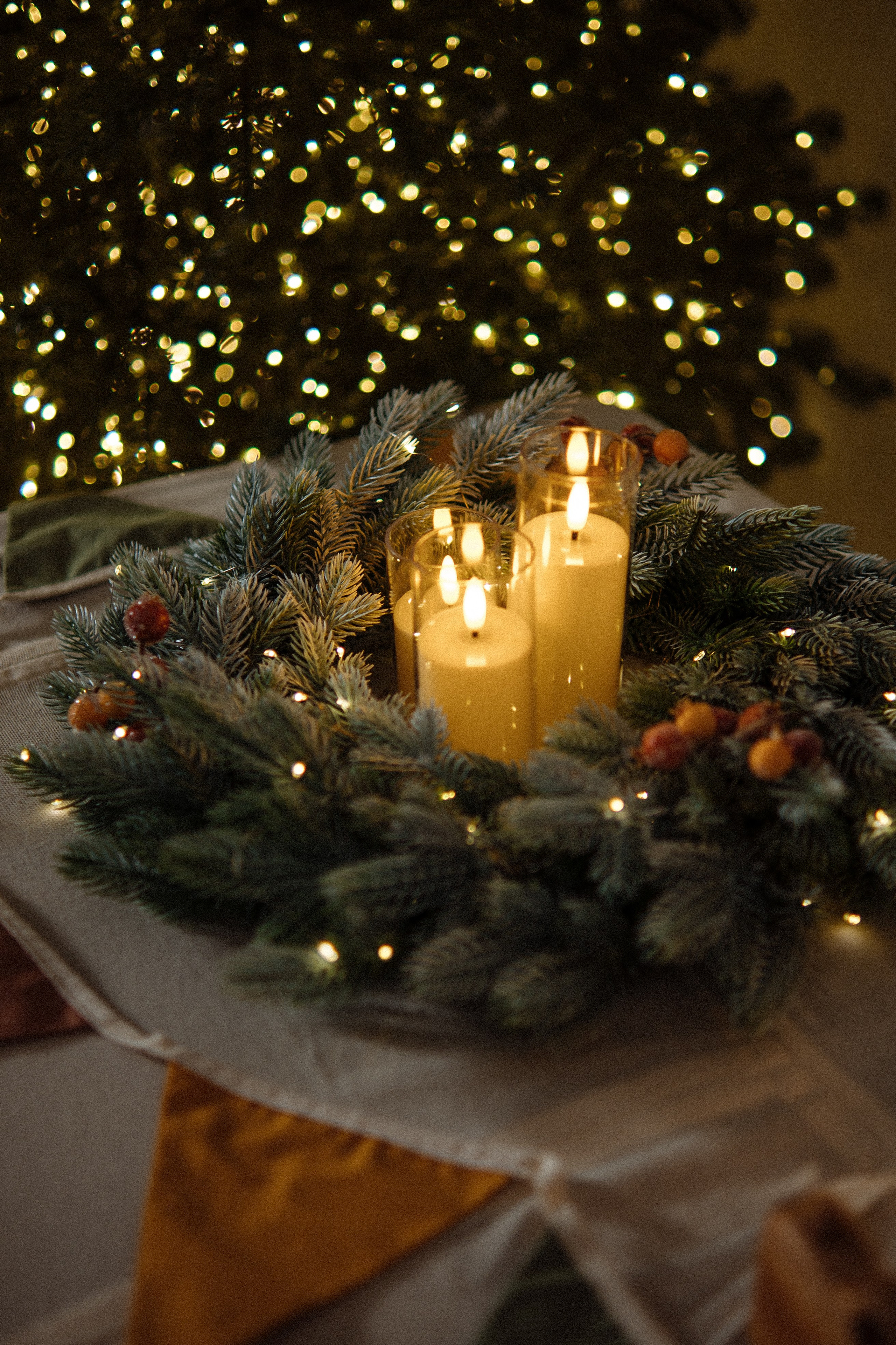 Новогодние декорации в зале AURA. AURA Фотостудия в Нижнем Новгороде