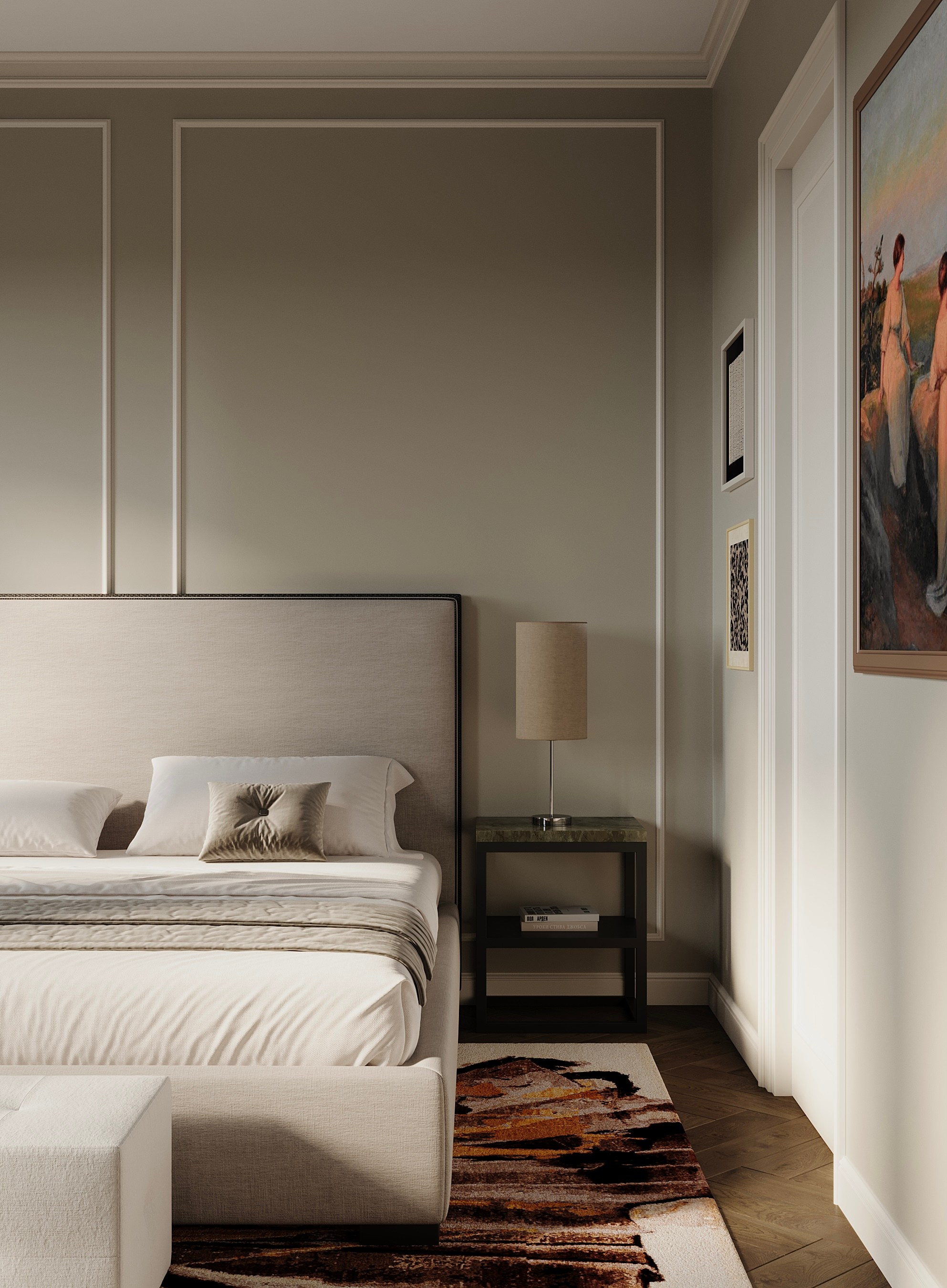 House in Veshki. Cg artist Shchapov Dmitry