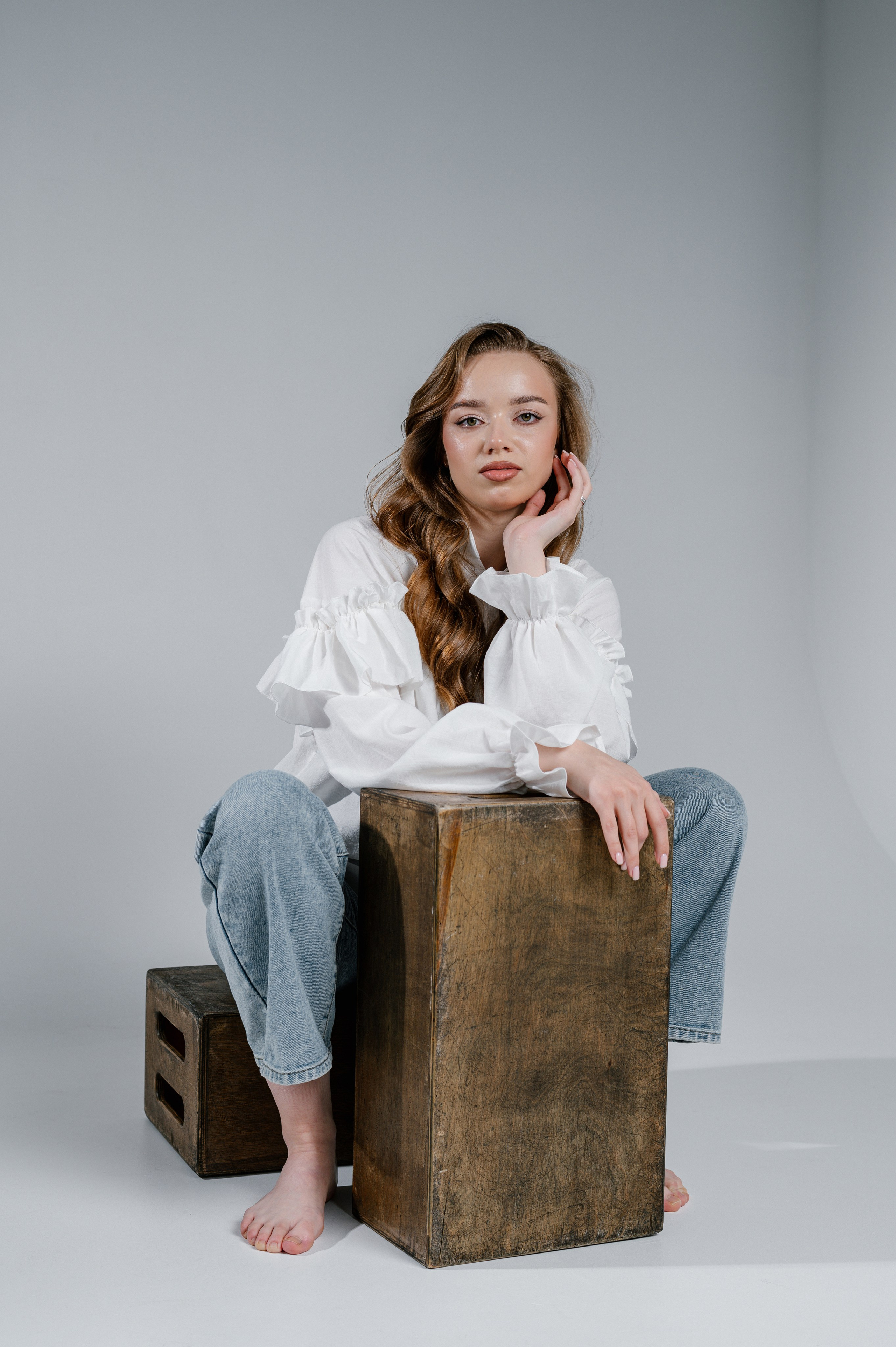 Портрет в студии. Семейный фотограф в Пензе Надя Силантьева