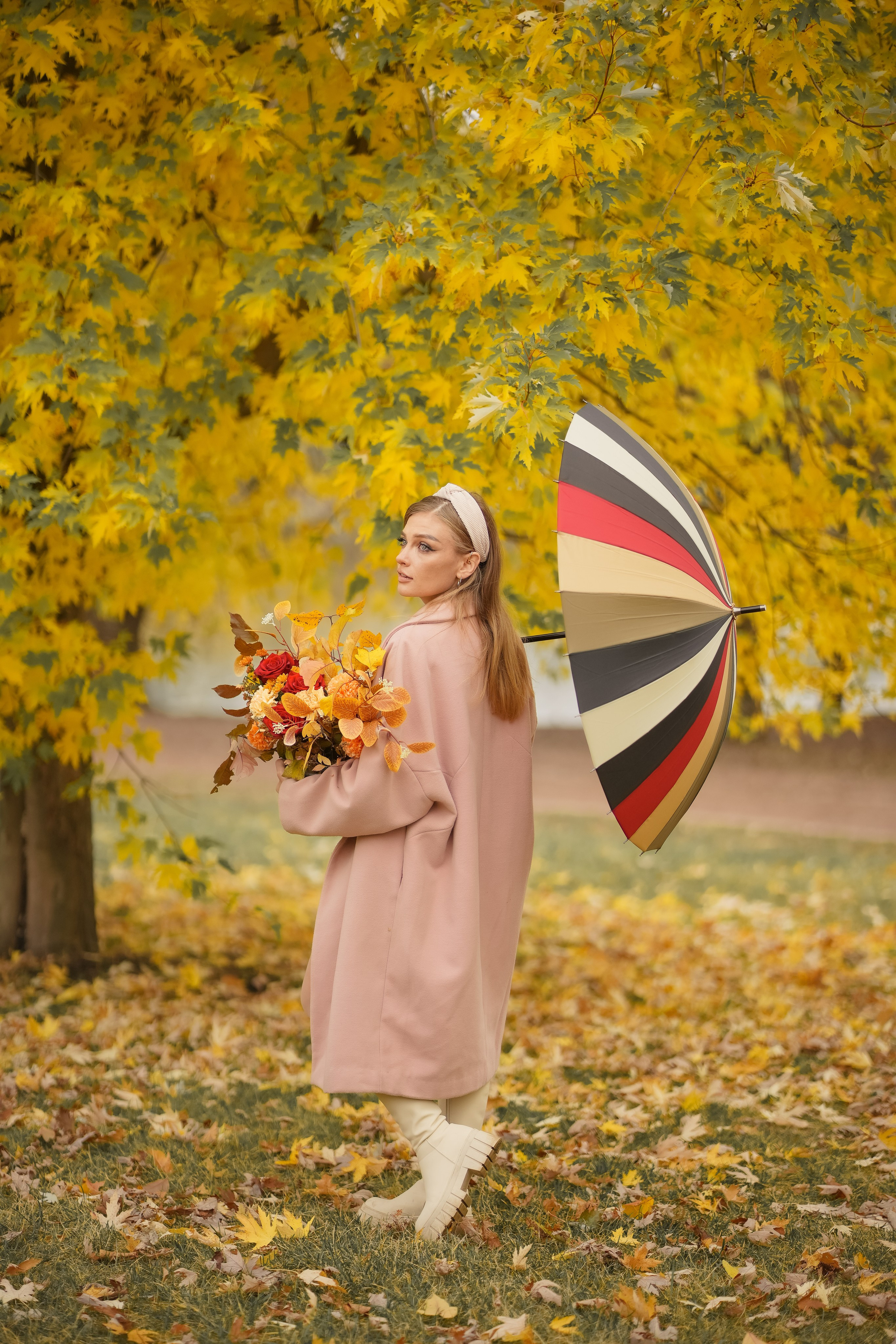 Пикник в парке золотая осень
