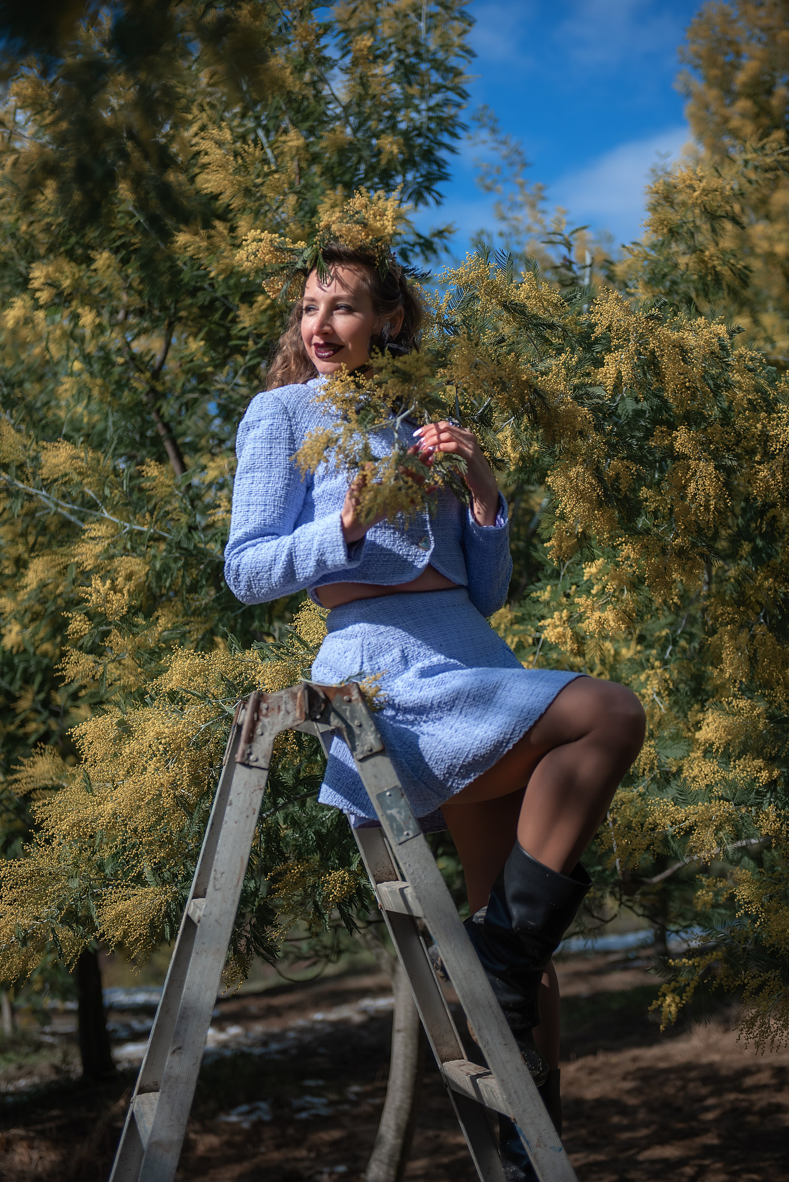 Сад с мимозами. Семейный и коммерческий фотограф в Сочи Александр Бодунов