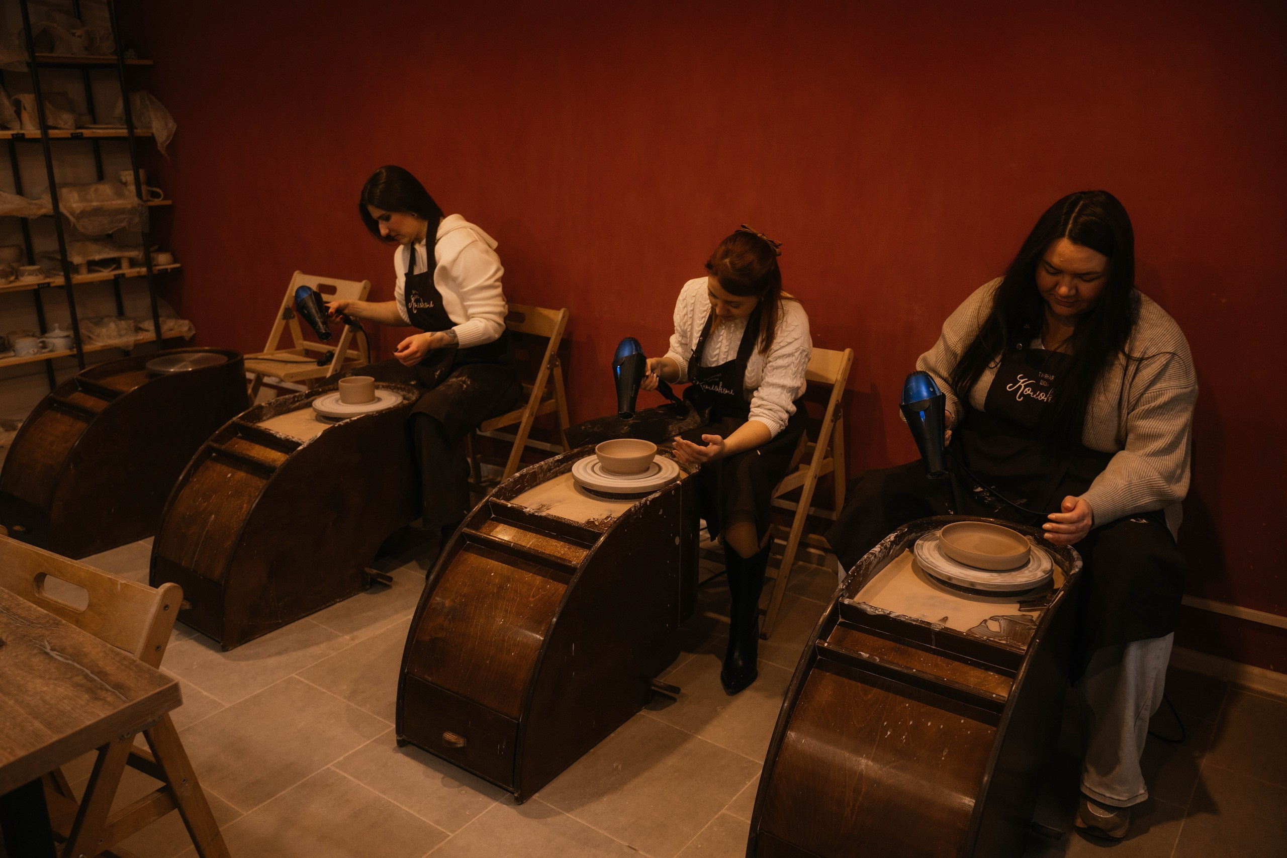 День рождения в гончарной мастерской. Свадебный, семейный фотограф в Рязани Лена Брант