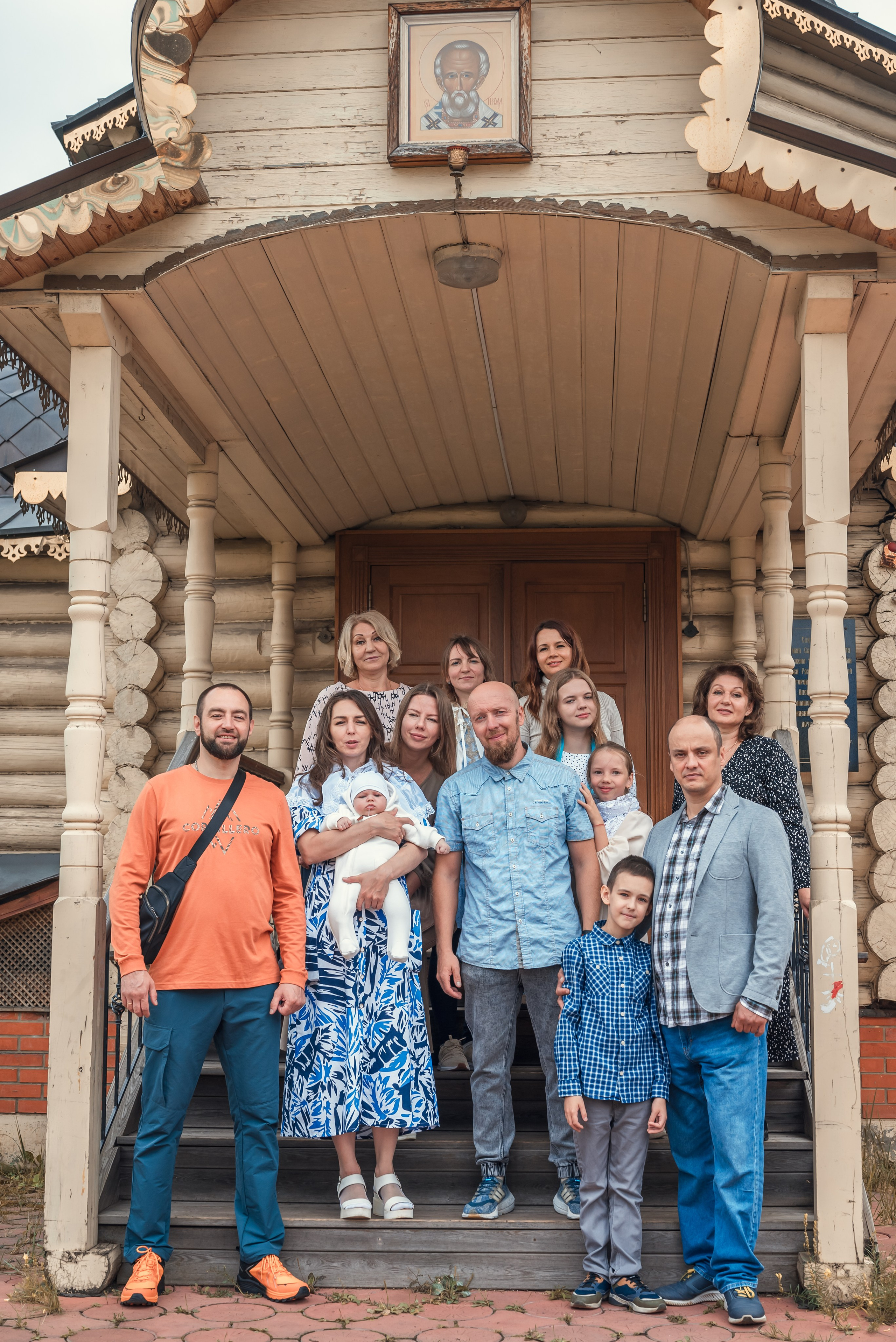 Крещение Павла. Семейный и детский фотограф Москва