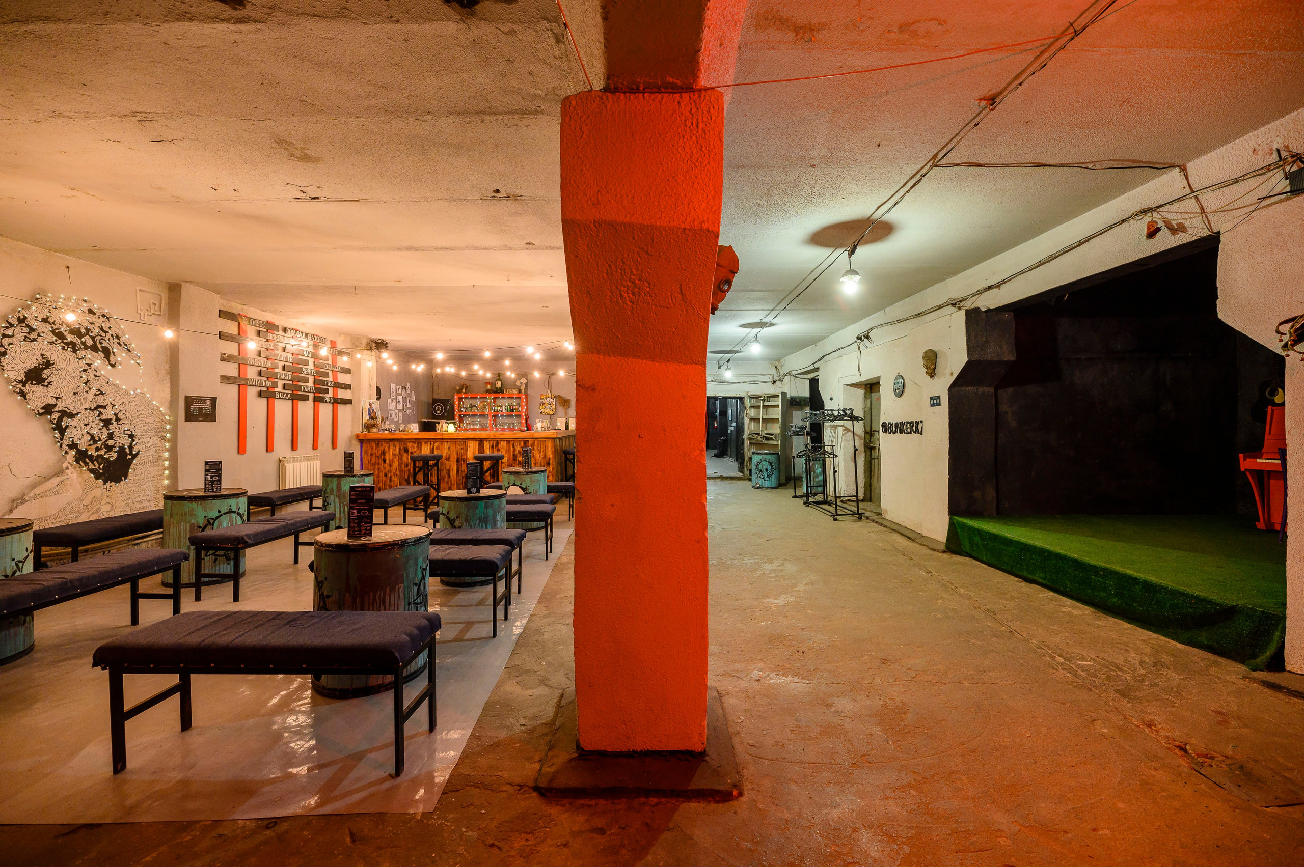 Арт убежище Bunker, съемка контента. Интерьерный и репортажный фотограф в Алматы