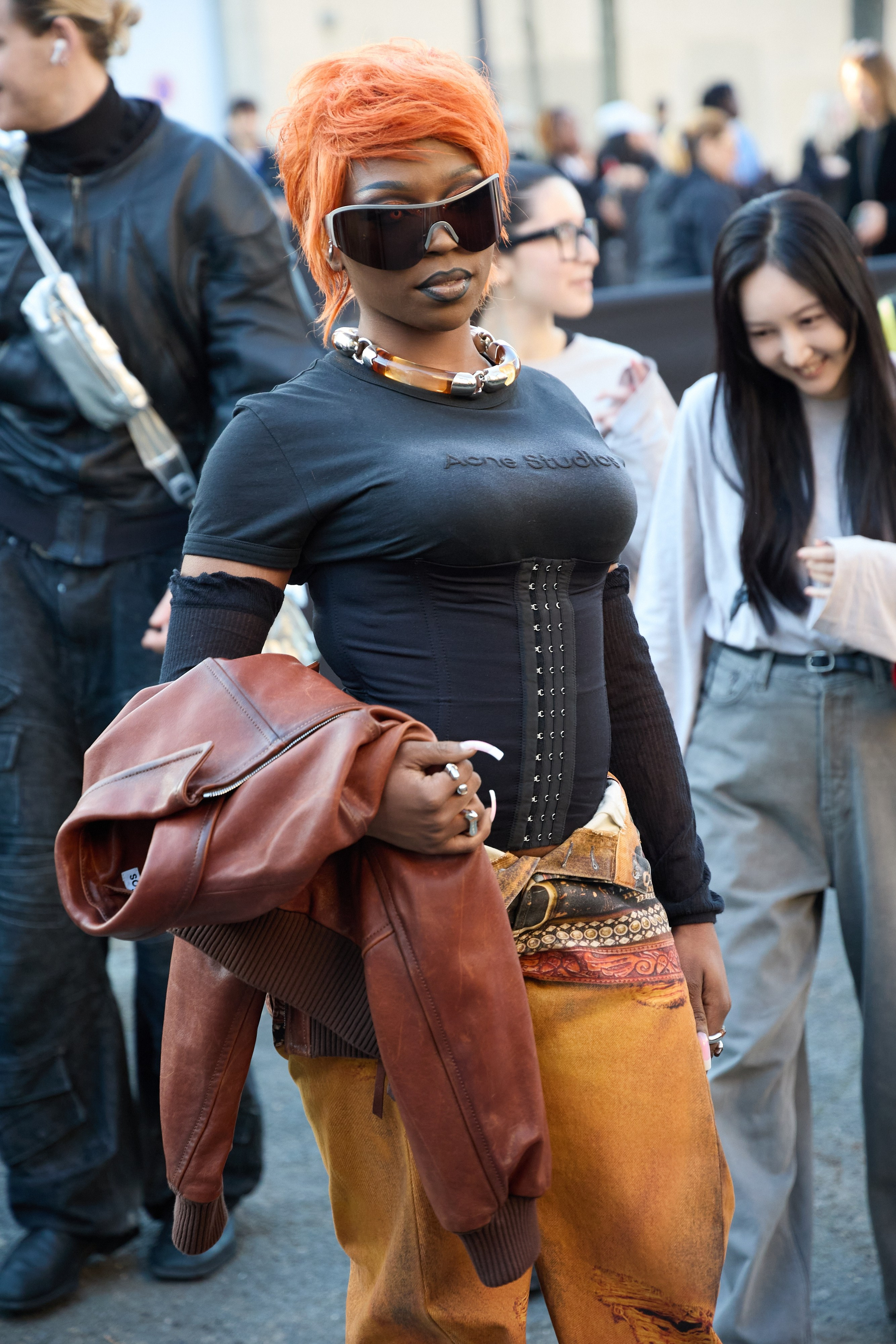 Acne WOMENSWEAR FALL/WINTER 2025-2026. Photographer in Milan Ivan Goncharov