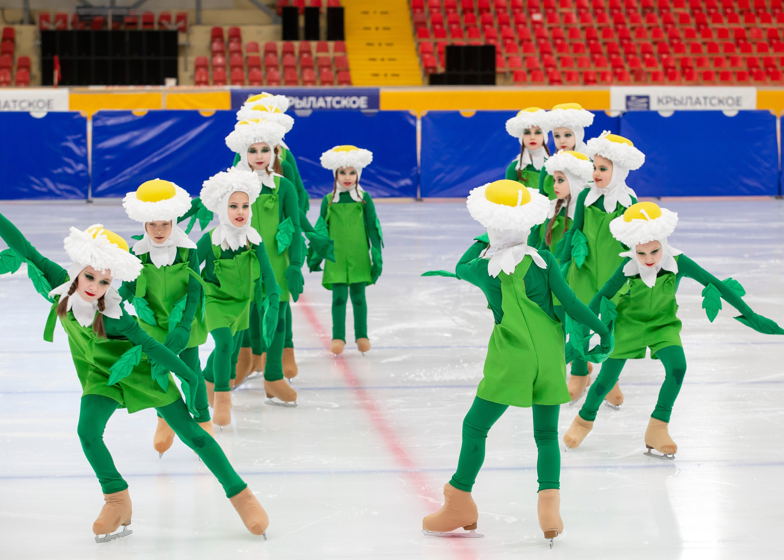 Открытый кубок Московского спорта среди спортивных балетов на льду. Детский театр на льду «АЛЕКО» 2024. Репортажный фотограф в Москве