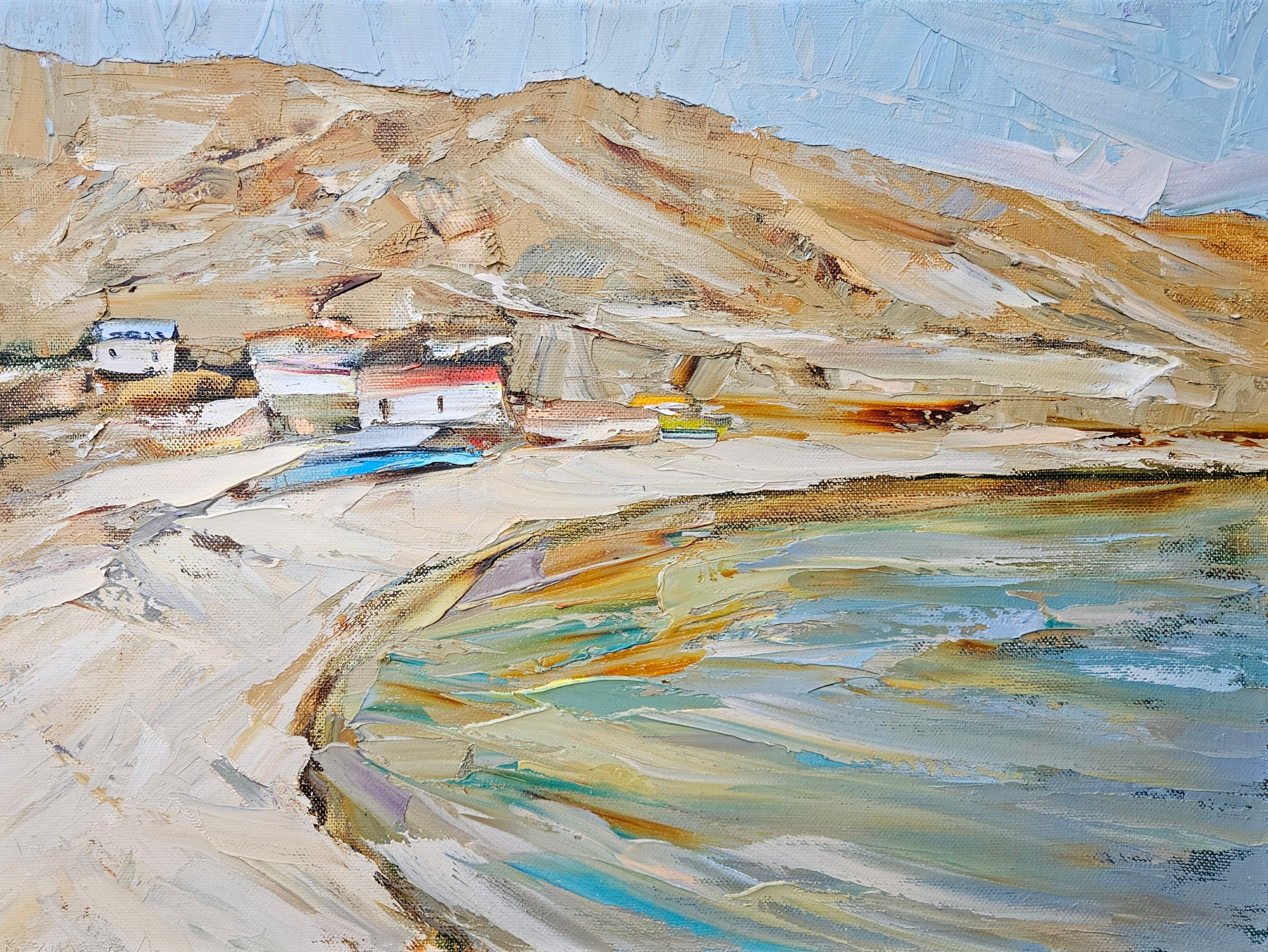 "Тихая бухта". 2026. Холст, масло. 60х80. Цена: 30000₽