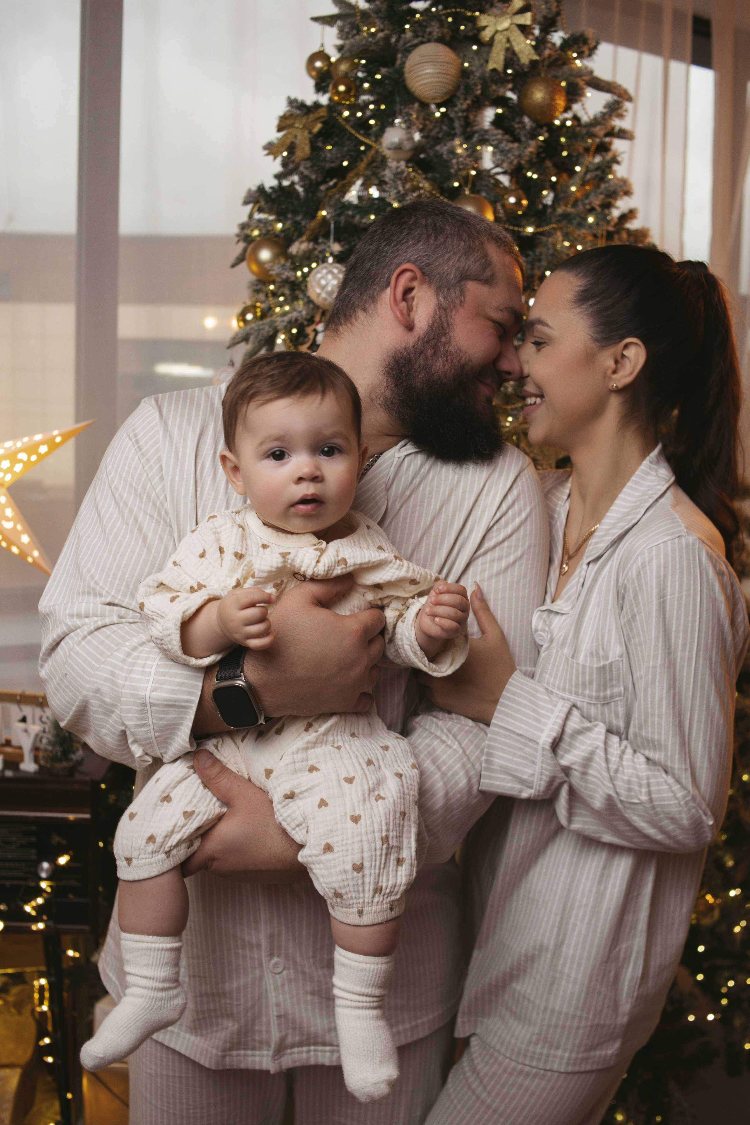 Ева и родители. Семейный фотограф Гульцовская Екатерина