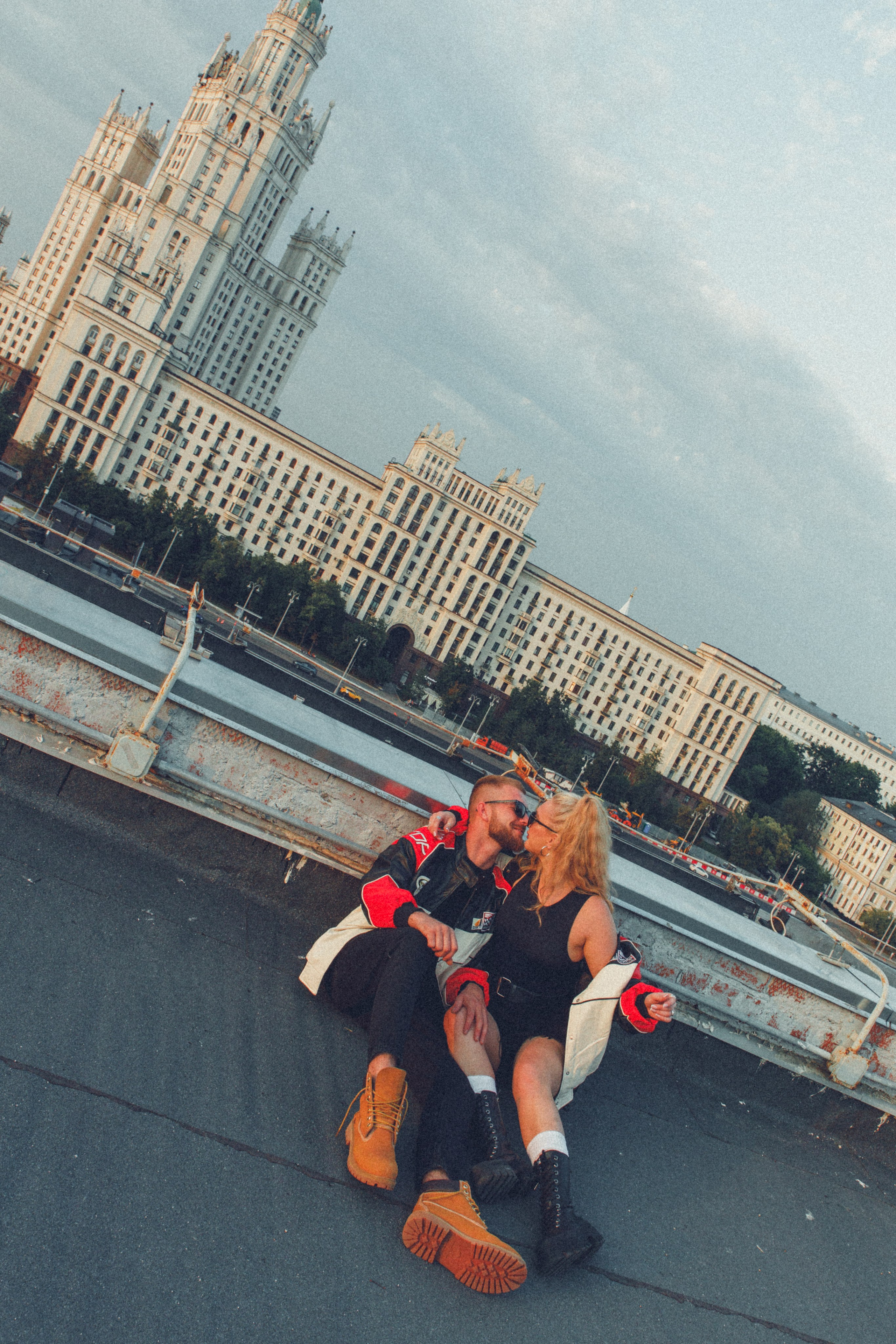 На крыше. Женский фотограф Москва, Лобня