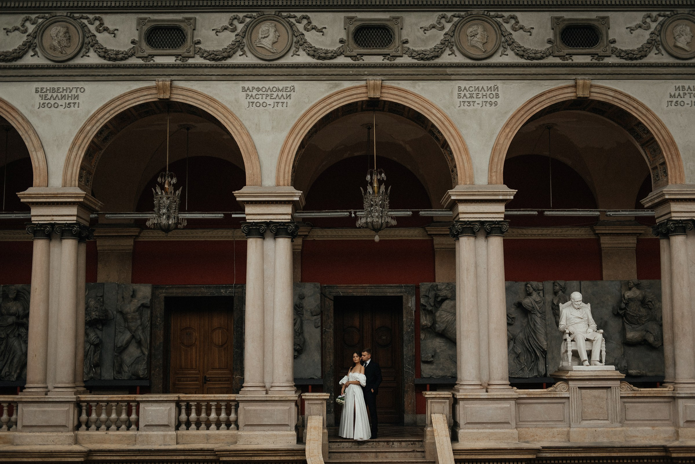 свадебная фотосессия в академии Штиглица