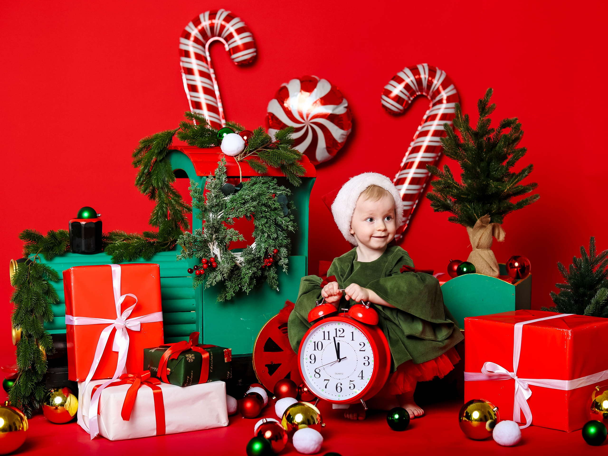 Новогодняя фотосессия на годик, два и три!. Семейный и детский фотограф Москва Елена Екимова 8926-895-38-86