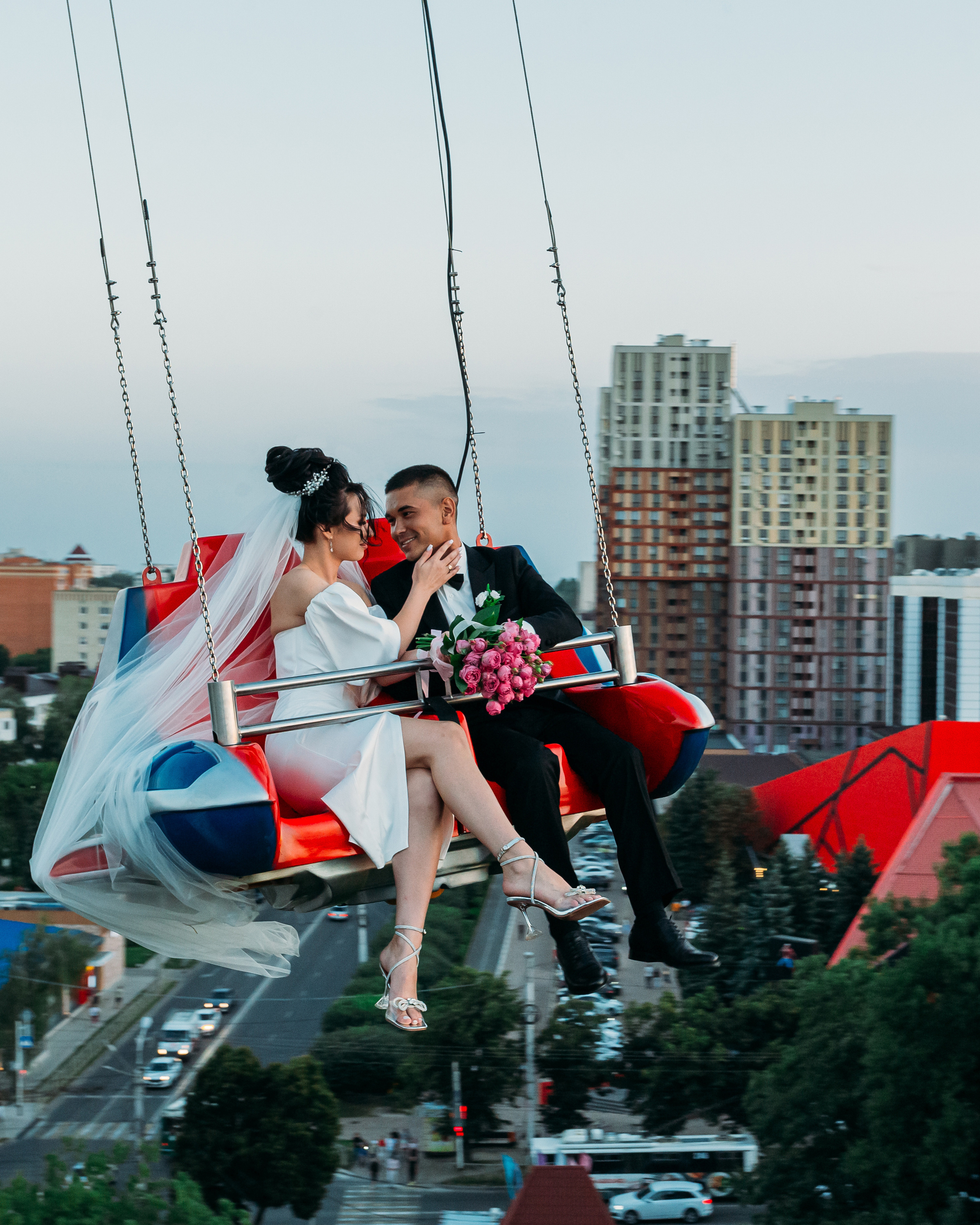 Эля и Назир (вечерняя свадебная прогулка). Фотограф в Ставрополе Евгений Наглянцев