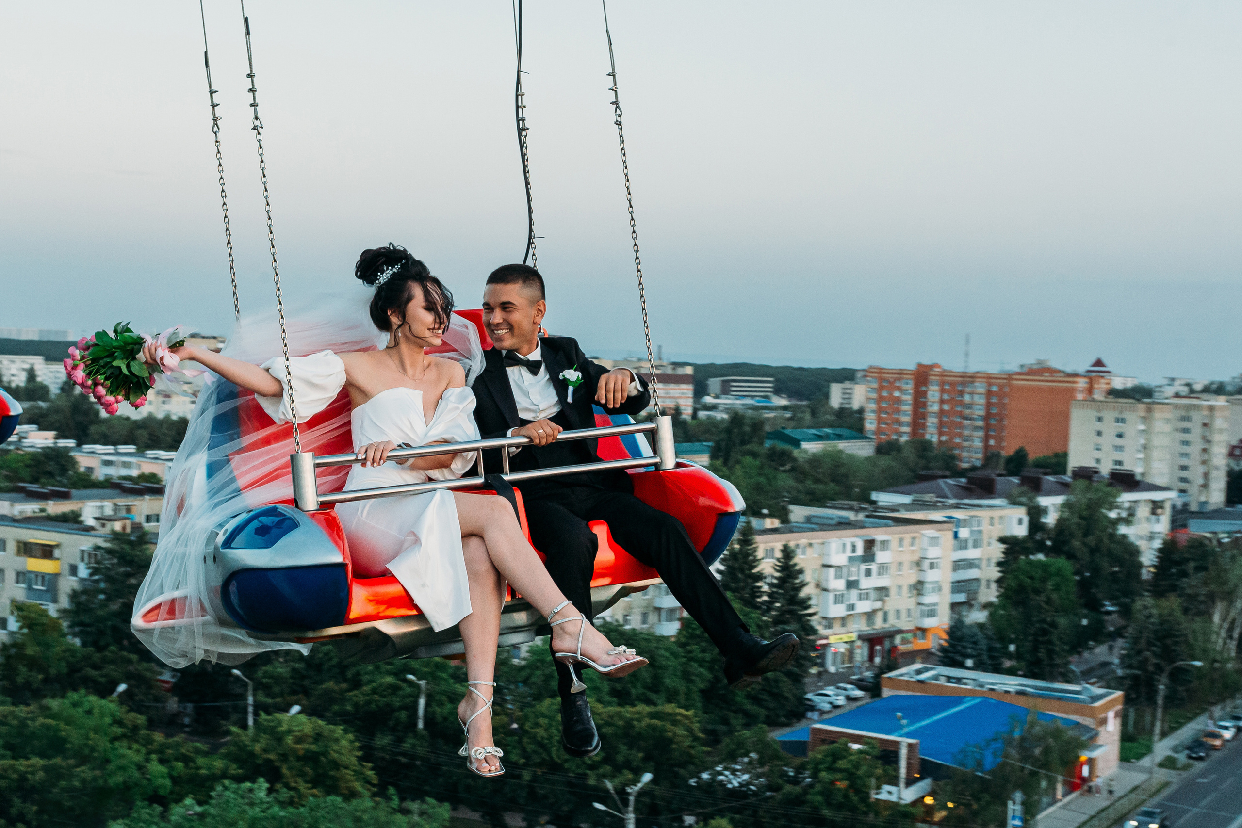 Эля и Назир (вечерняя свадебная прогулка). Фотограф в Ставрополе Евгений Наглянцев
