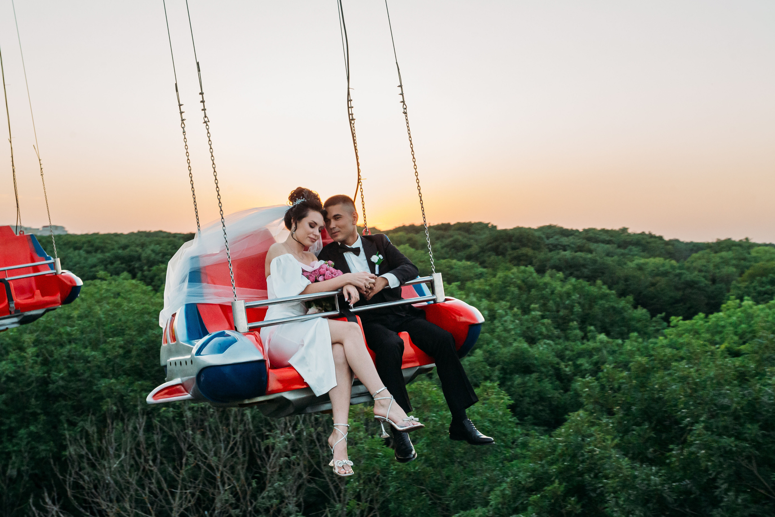 Эля и Назир (вечерняя свадебная прогулка). Фотограф в Ставрополе Евгений Наглянцев