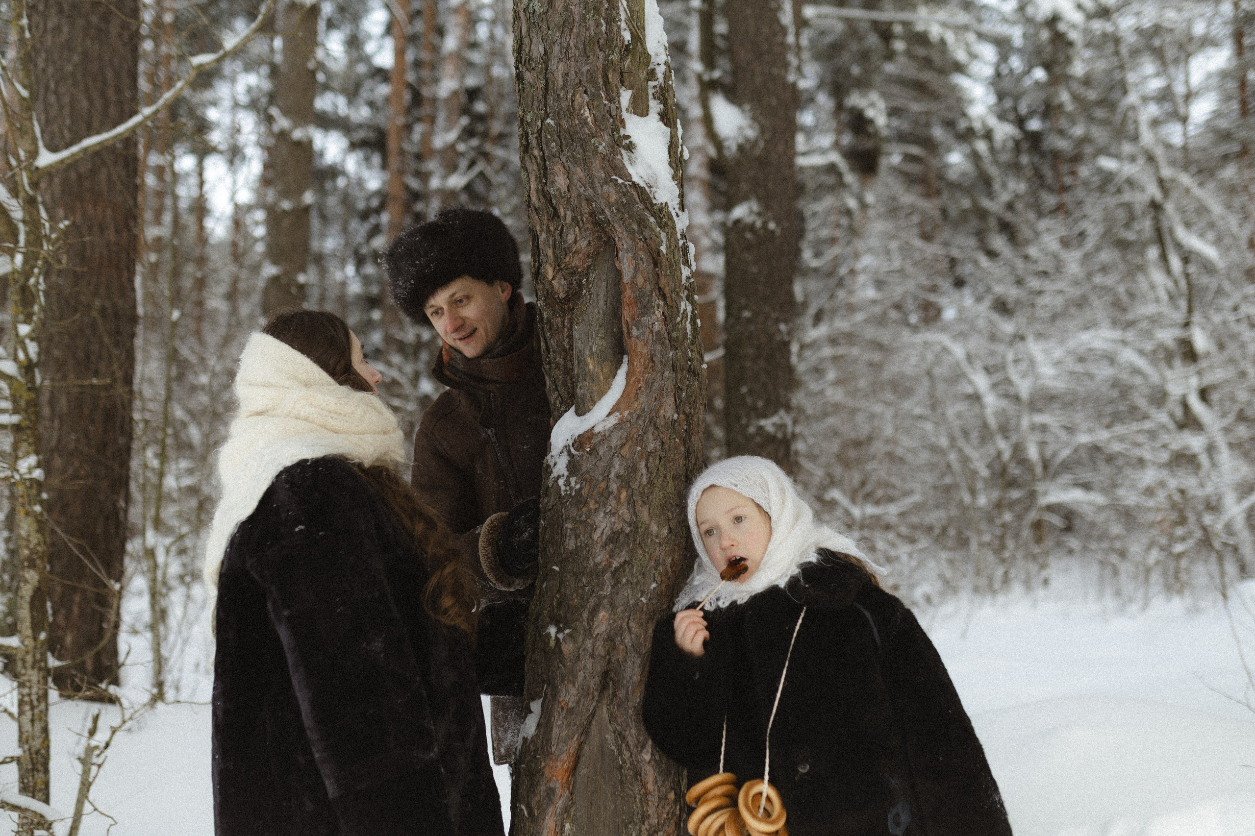 Зима не холодная, когда рядом свои. Семейный фотограф в Москве Алина Савченко