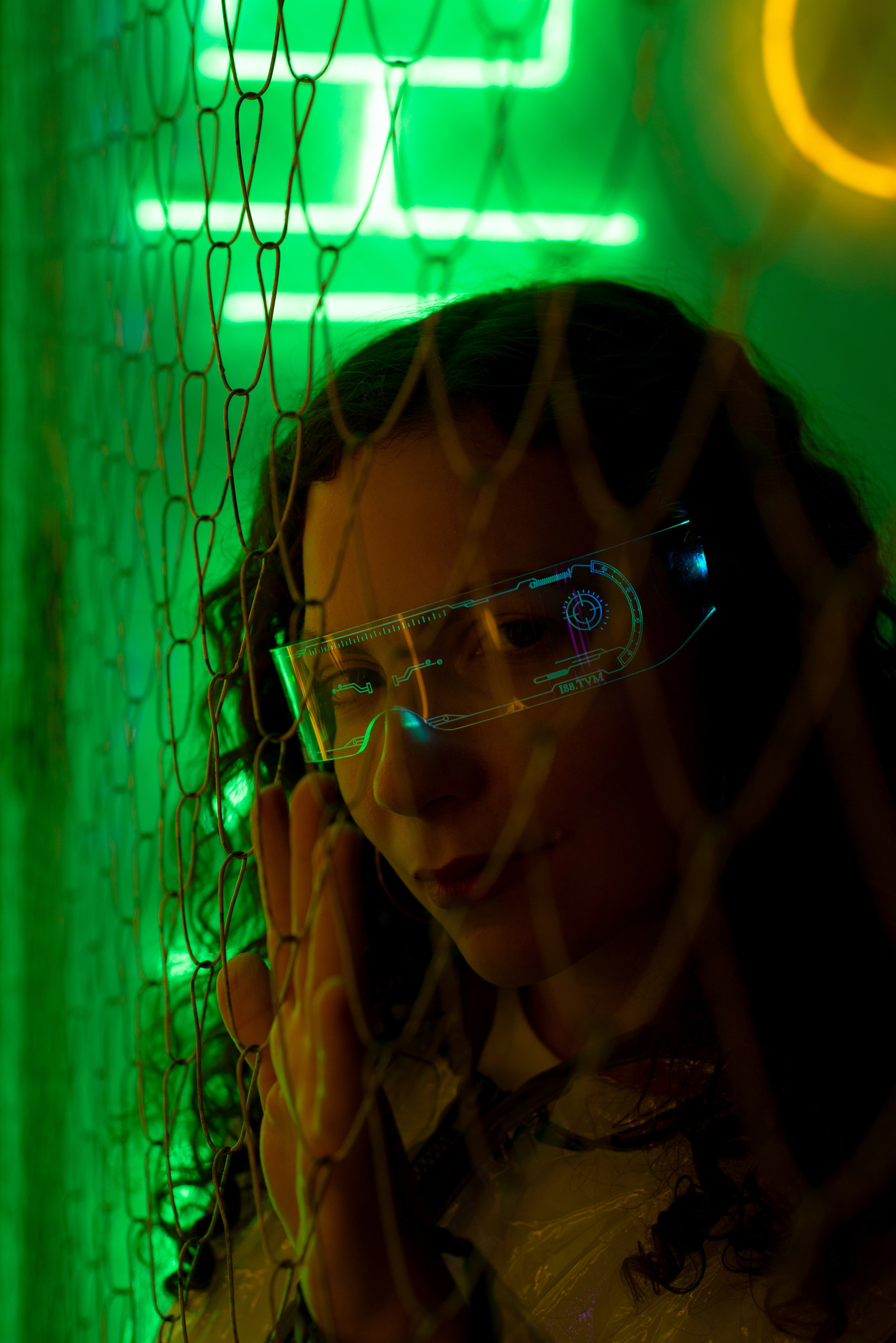 Анна в стиле киберпанк. Фотограф и дизайнер в Москве Екатерина Лобачева