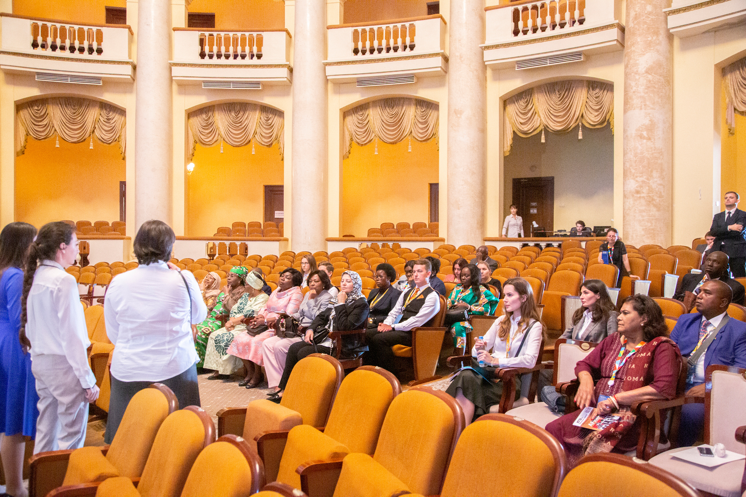 Прием жен глав африканских государств в Зимнем тетре г. Сочи. Фотограф в Сочи Юрий Шептаев