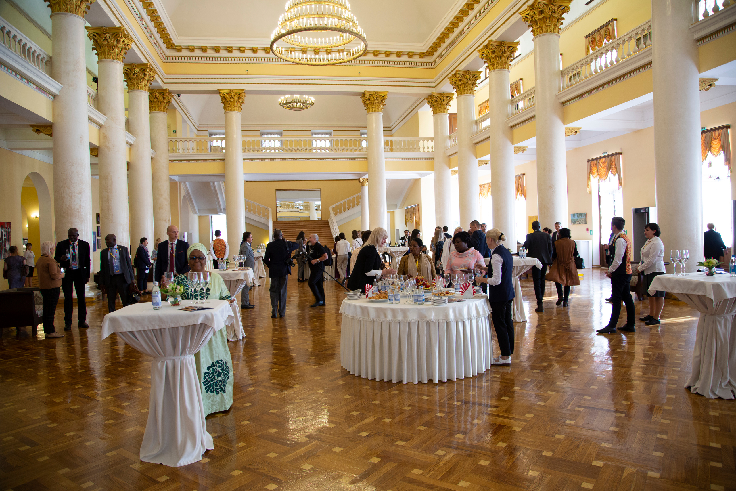 Прием жен глав африканских государств в Зимнем тетре г. Сочи. Фотограф в Сочи Юрий Шептаев