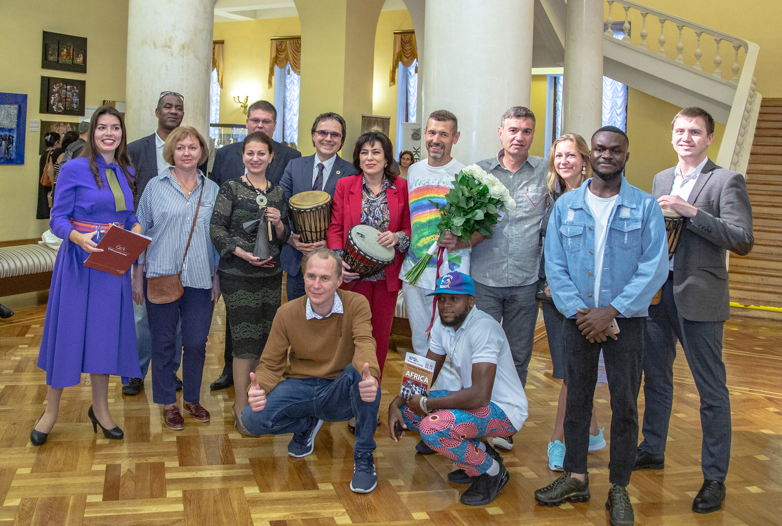 Открытие выставки современного искусства Африки в Зимнем театре г. Сочи. Фотограф в Сочи Юрий Шептаев