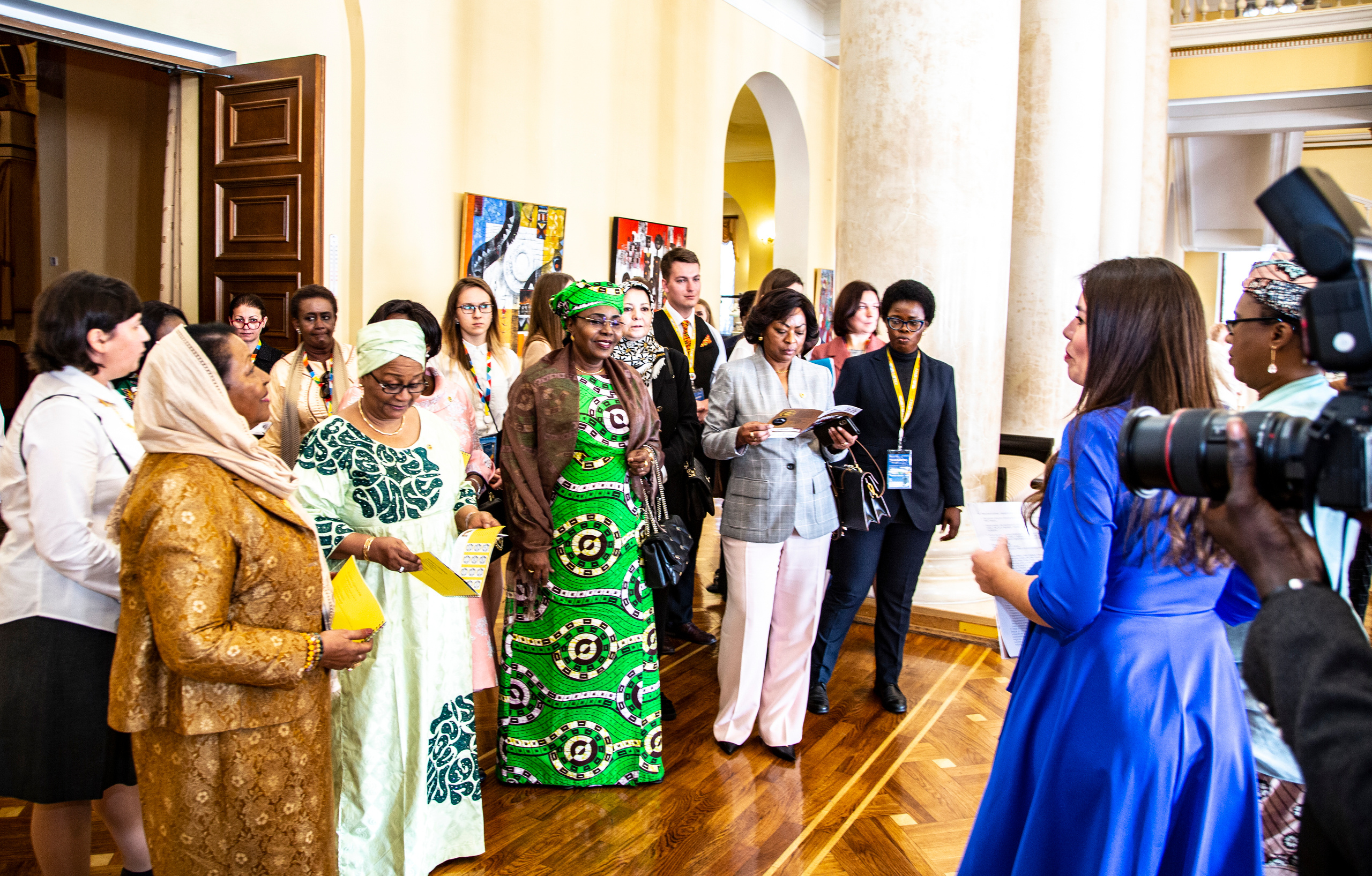 Прием жен глав африканских государств в Зимнем тетре г. Сочи. Фотограф в Сочи Юрий Шептаев