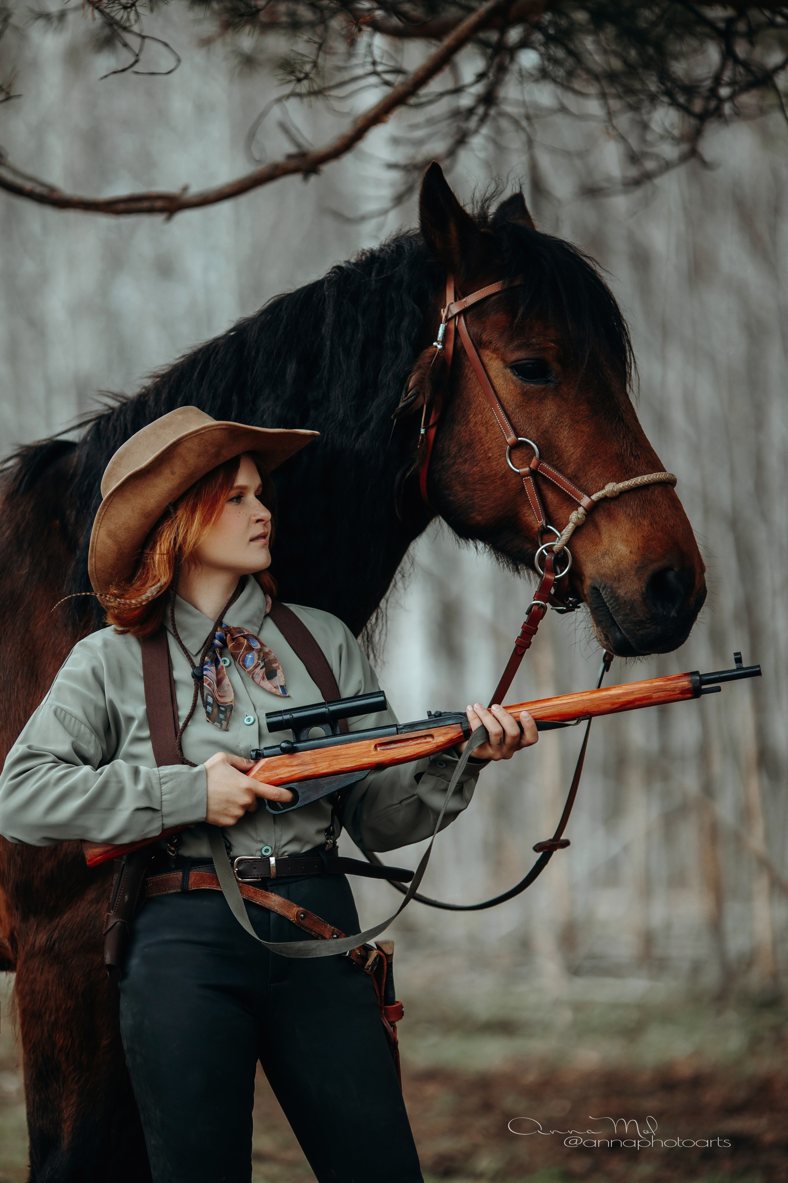 По мотивам любимой игры / РДР2. Анна Молчанова конный фотограф в Тюмени | фотосессии с лошадьми Тюмень