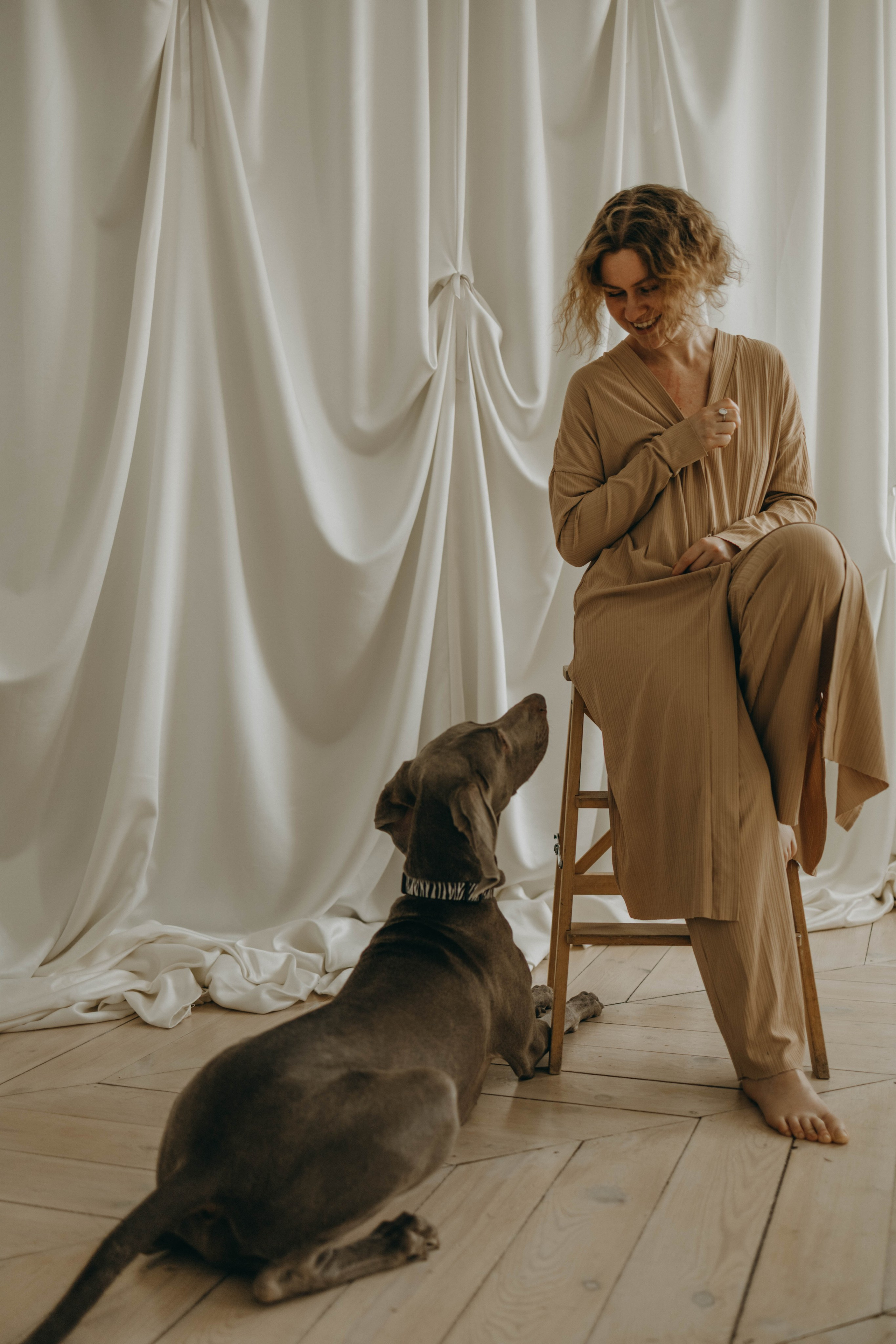 Фотосессия в студии с собакой. Фотограф-анималист в Екатеринбурге | Кристина