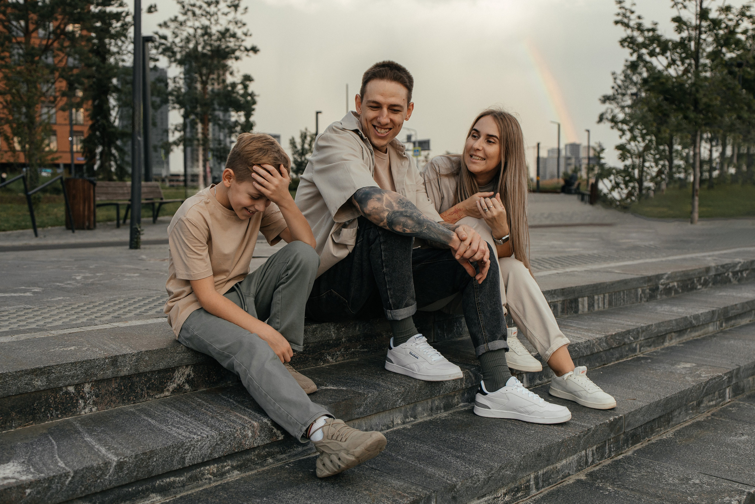 Семейная фотосессия в Москве на закате. Семейный фотограф в Москве, Щелково, Фрязино _ Виктория Степанова