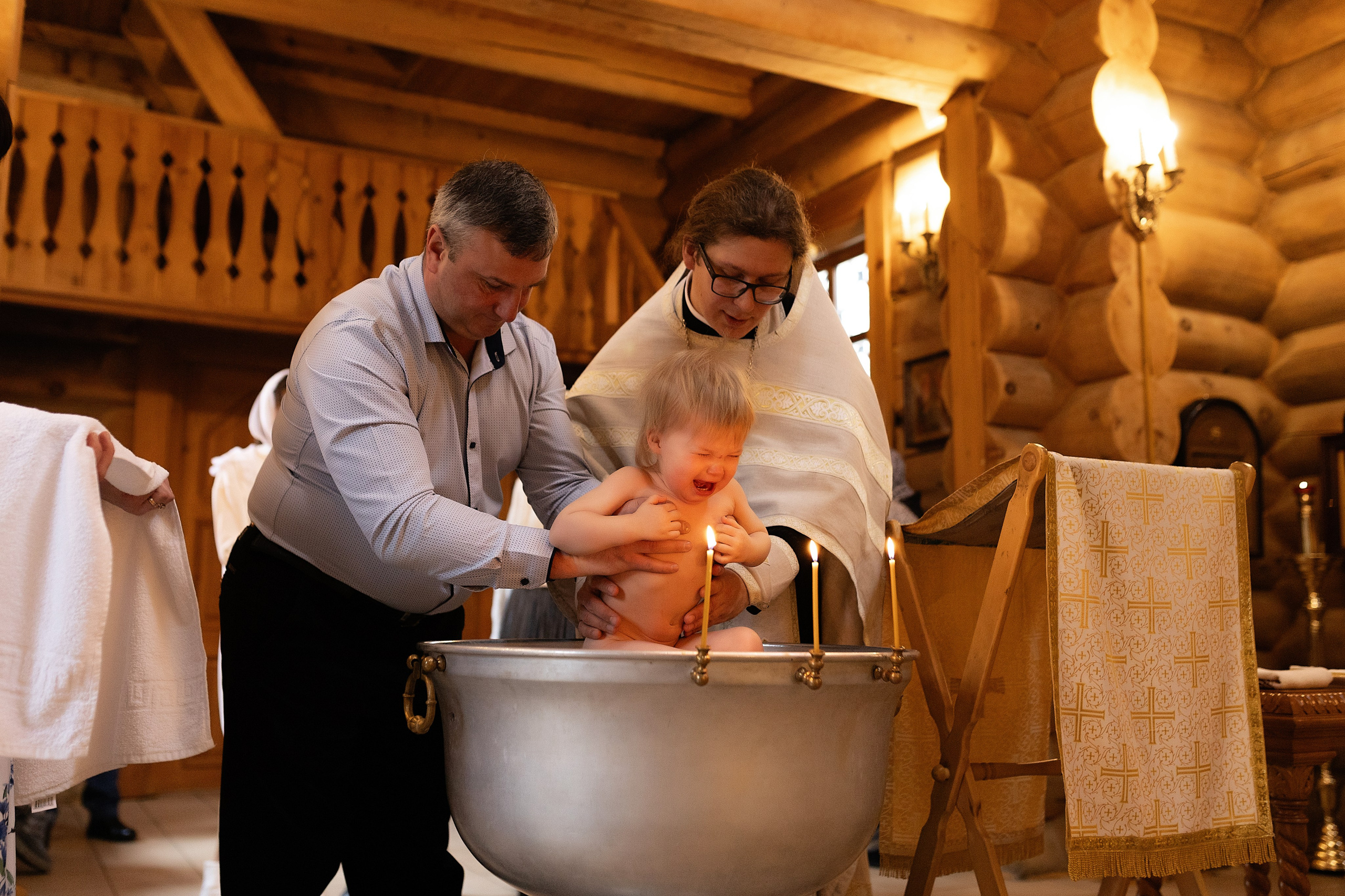 Таинство Крещения Ксении. Фотограф в Железнодорожном и Балашихе