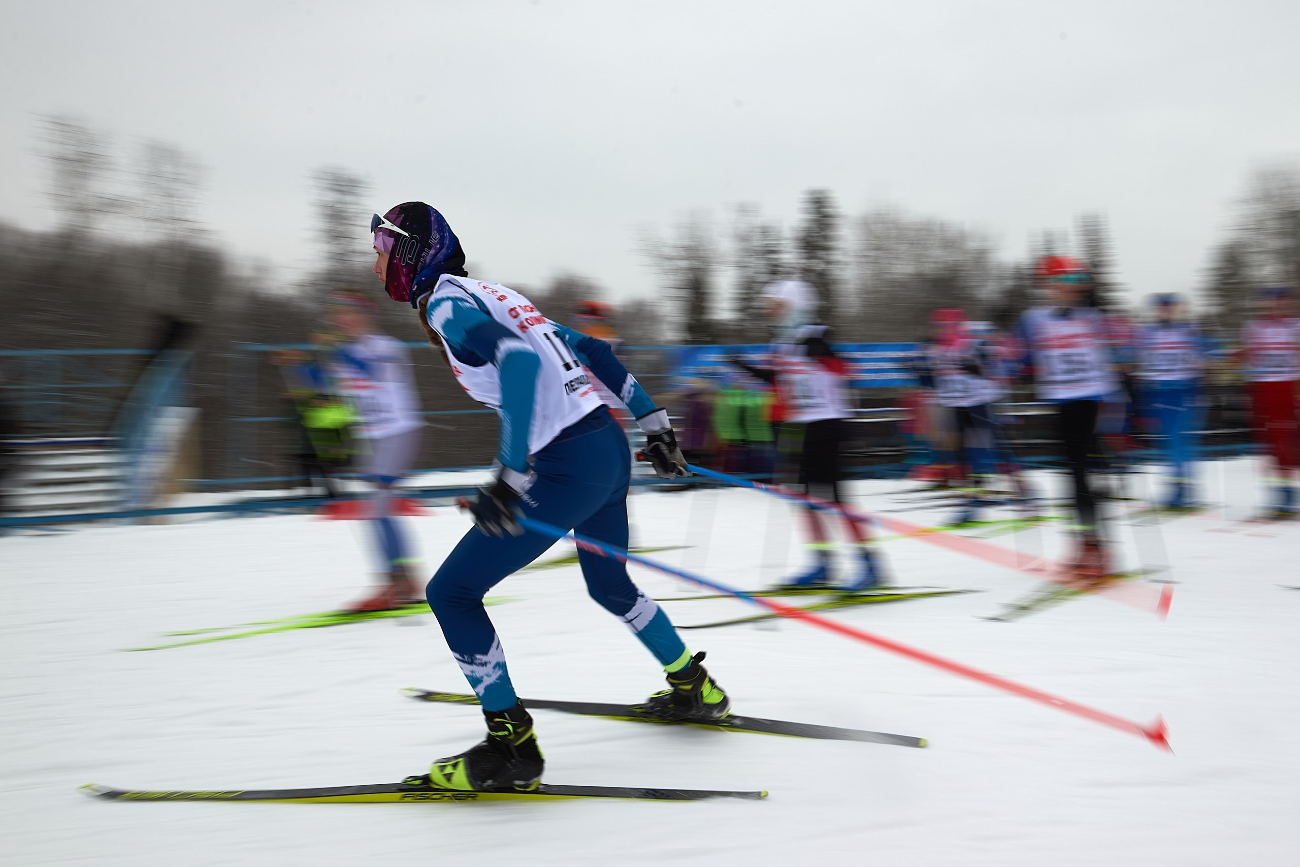 Всероссийские соревнования по лыжным гонкам «Пионерская правда». Ижевс. Спортивный репортажный фотограф в Ижевске Сергей Мерзляков