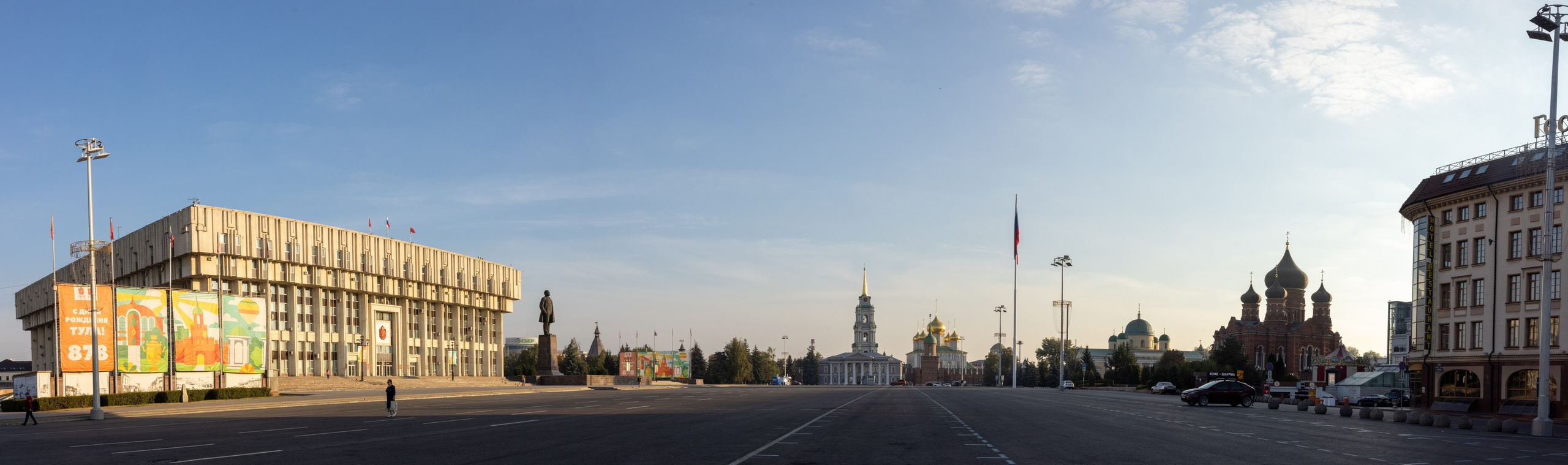 Площадь Ленина, Гостинный двор, Белый дом, Фонтаны, улица Советская. Фотограф в Туле Крупский АнДРей. Фотостудия «КАДР71» в Туле