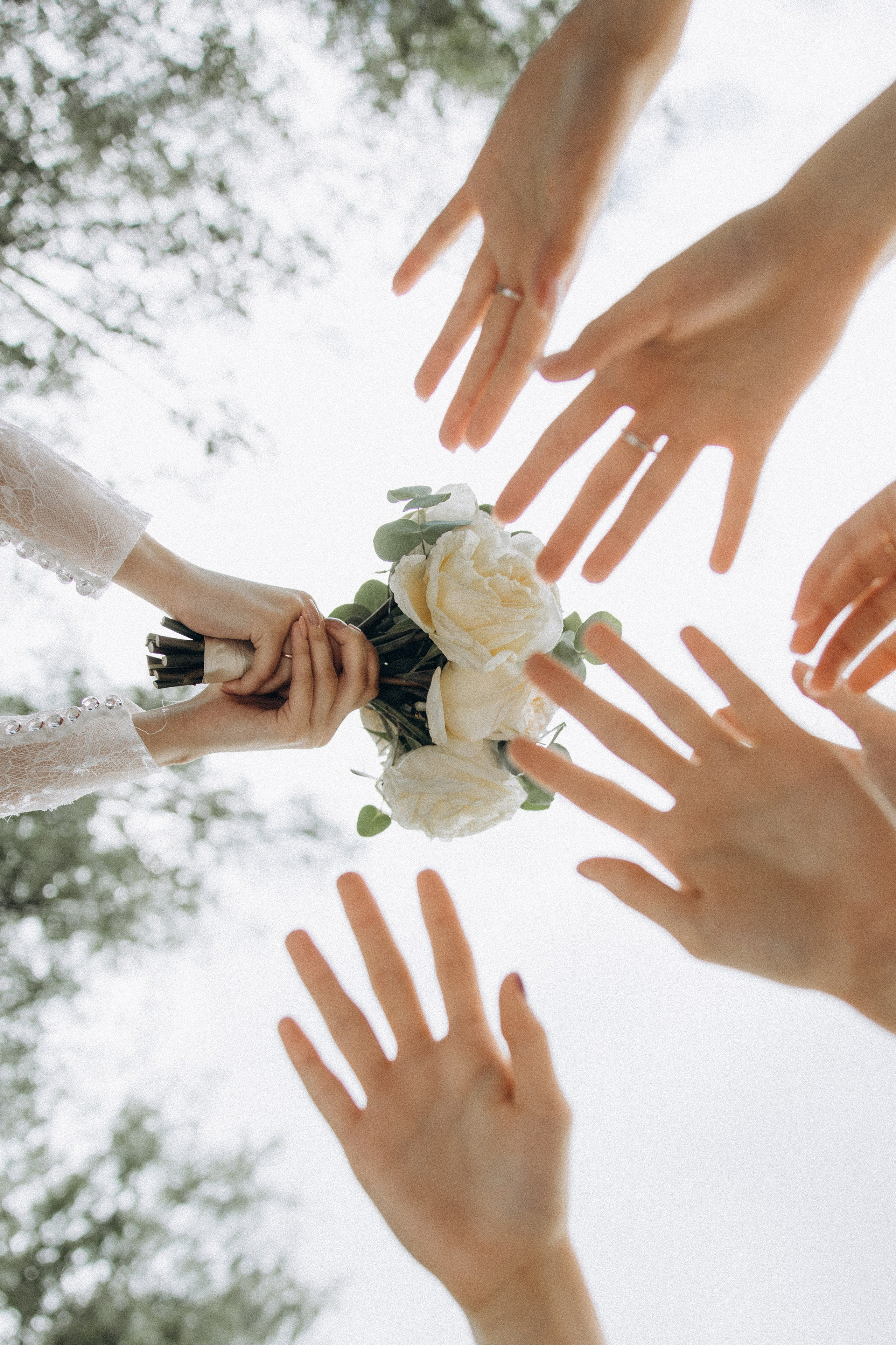 Фотосессия свадьбы Ивана и Александры в парке Горки Ленинские