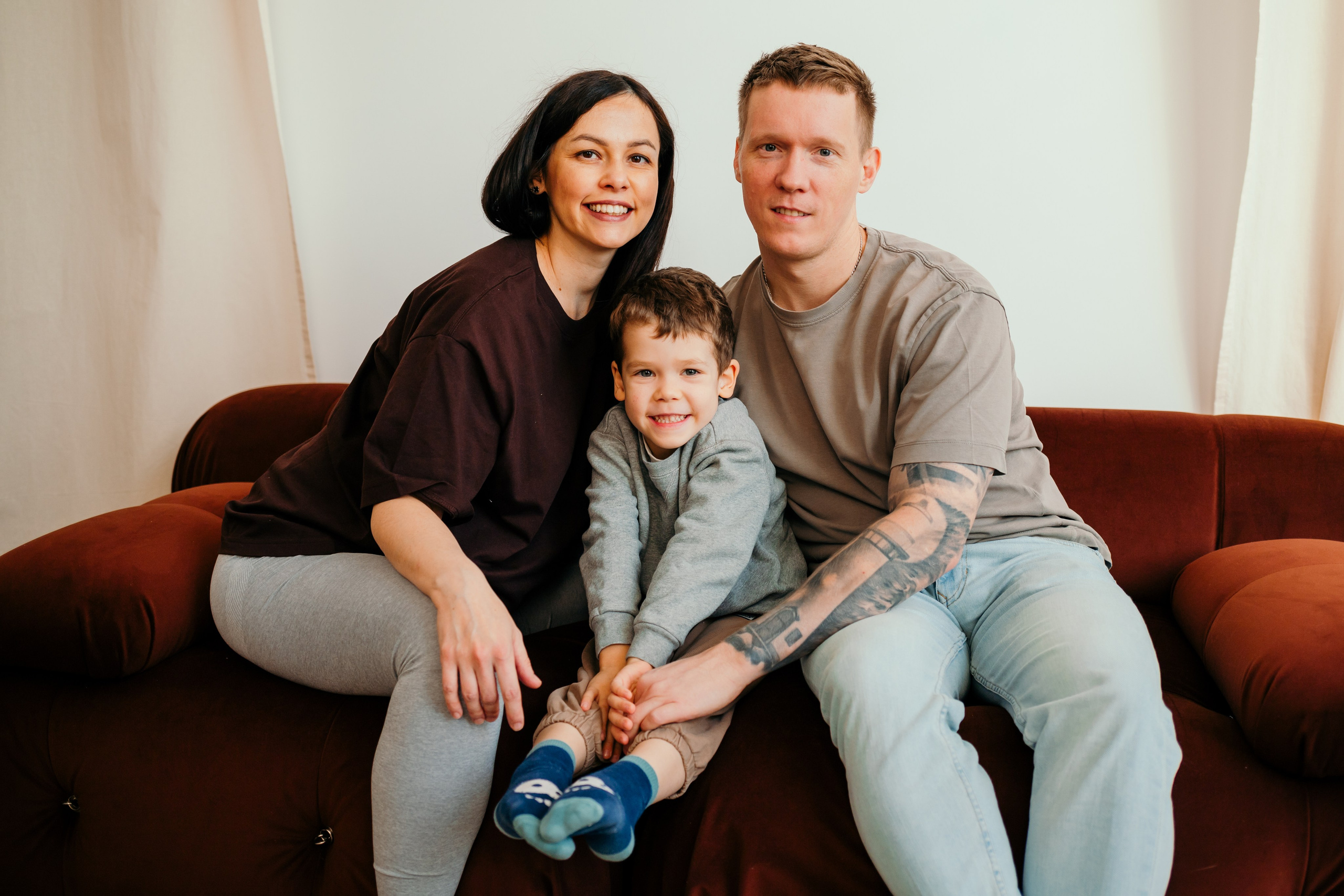 ЕКАТЕРИНА, ДМИТРИЙ И ДАНИИЛ. Семейный Фотограф в Санкт-Петербурге Пушкин Анастасия Дьяконенкова