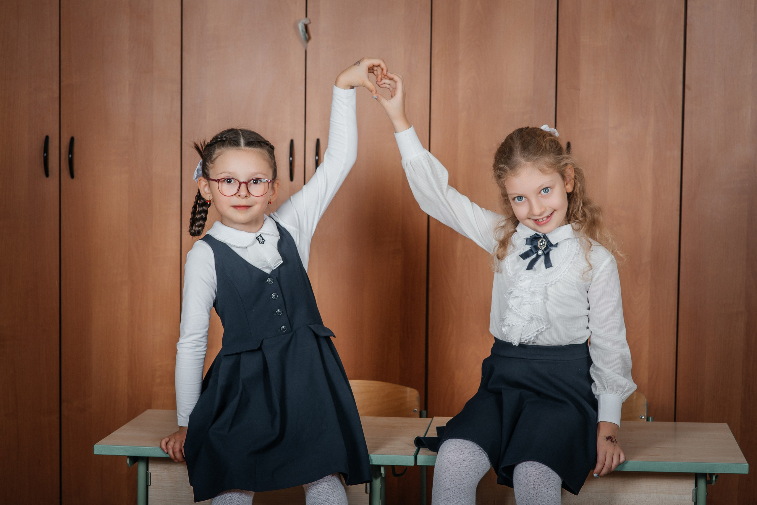 Первоклашки ГБОУ ЦОиС «Москва-98». Семейный фотограф в Москве Наталья Чуб, заказать Фотокнигу