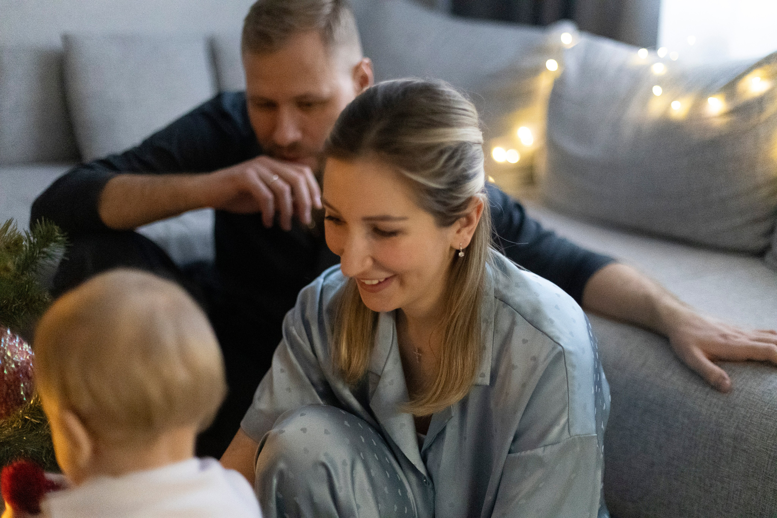 Домашняя новогодняя фотосессия. Семейный и портретный фотограф в Москве Елена Флегант