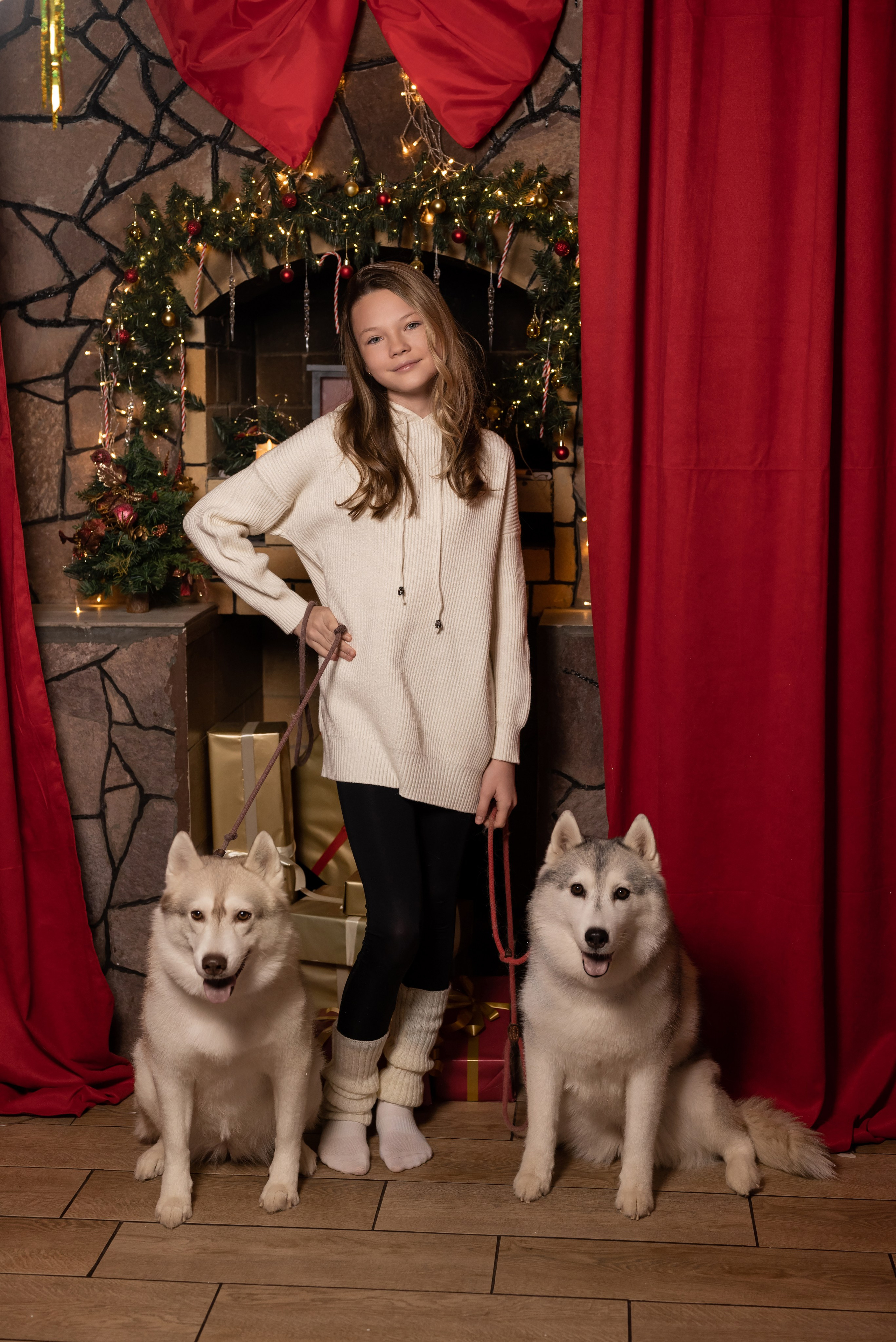 Фотопроект с хаски в частном доме. Фотограф в городе Салават