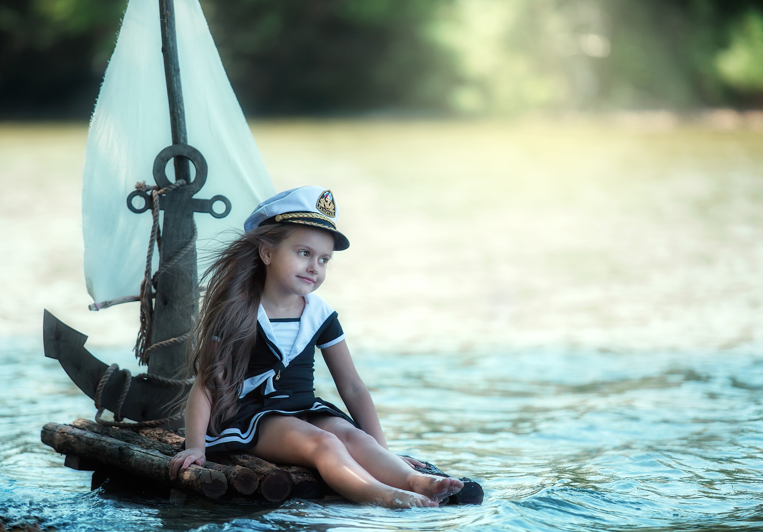 Речная съёмка с плотом. Семейный и детский фотограф Екатерина Савёлова