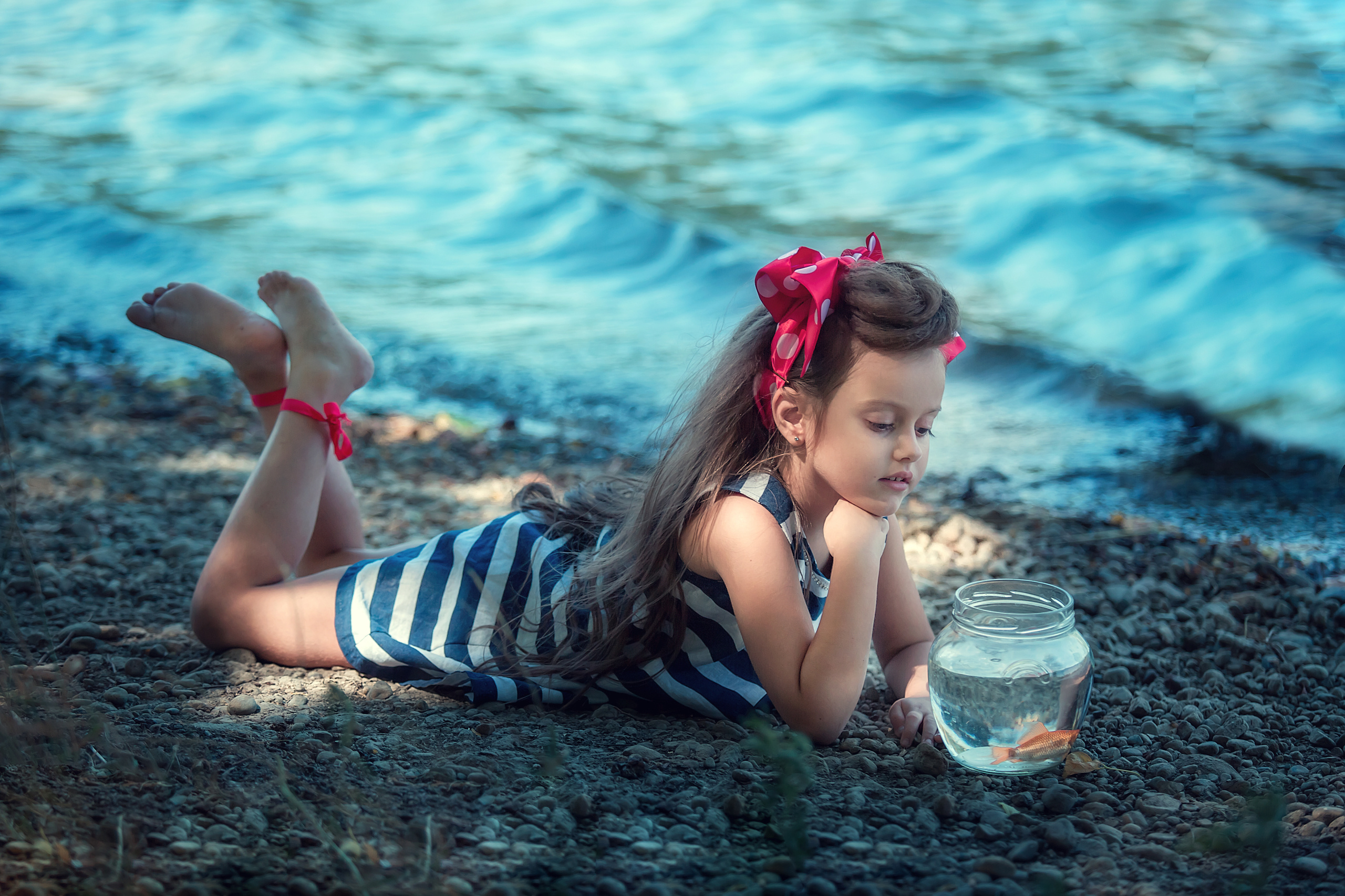 Речная съёмка с плотом. Семейный и детский фотограф Екатерина Савёлова