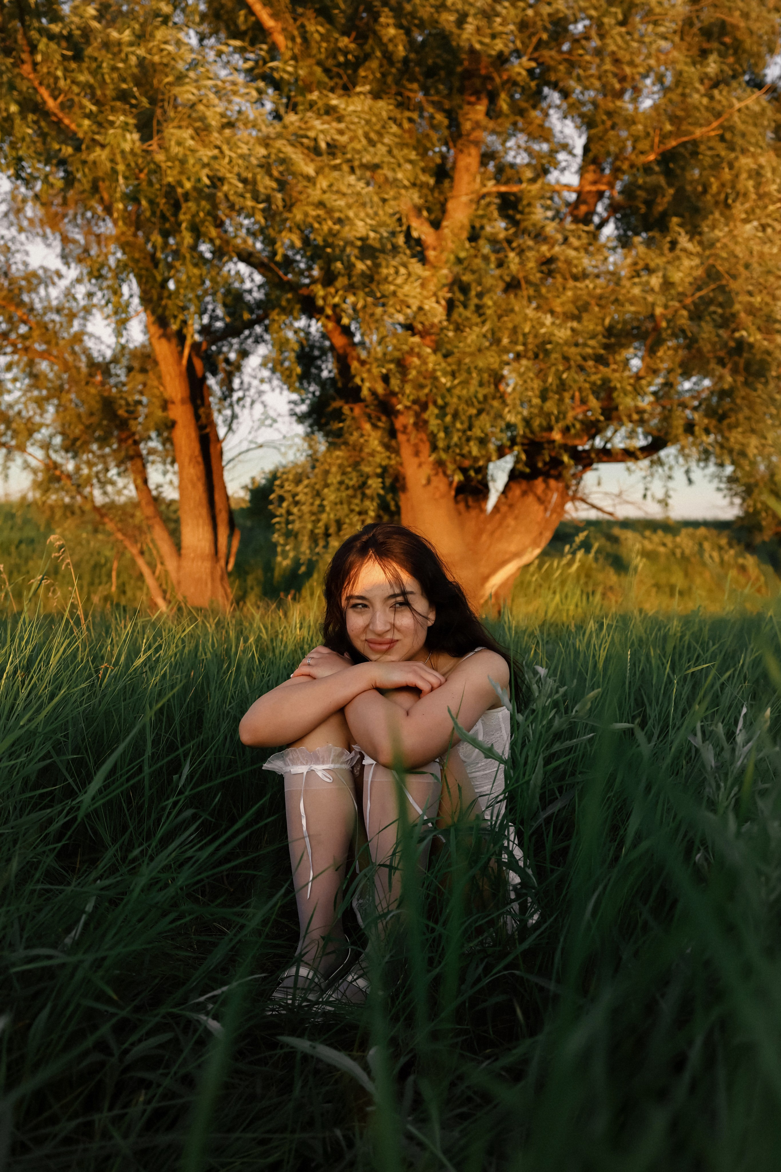 В степи (Женский портрет). Фотограф в Оренбурге Сулеева Ралина