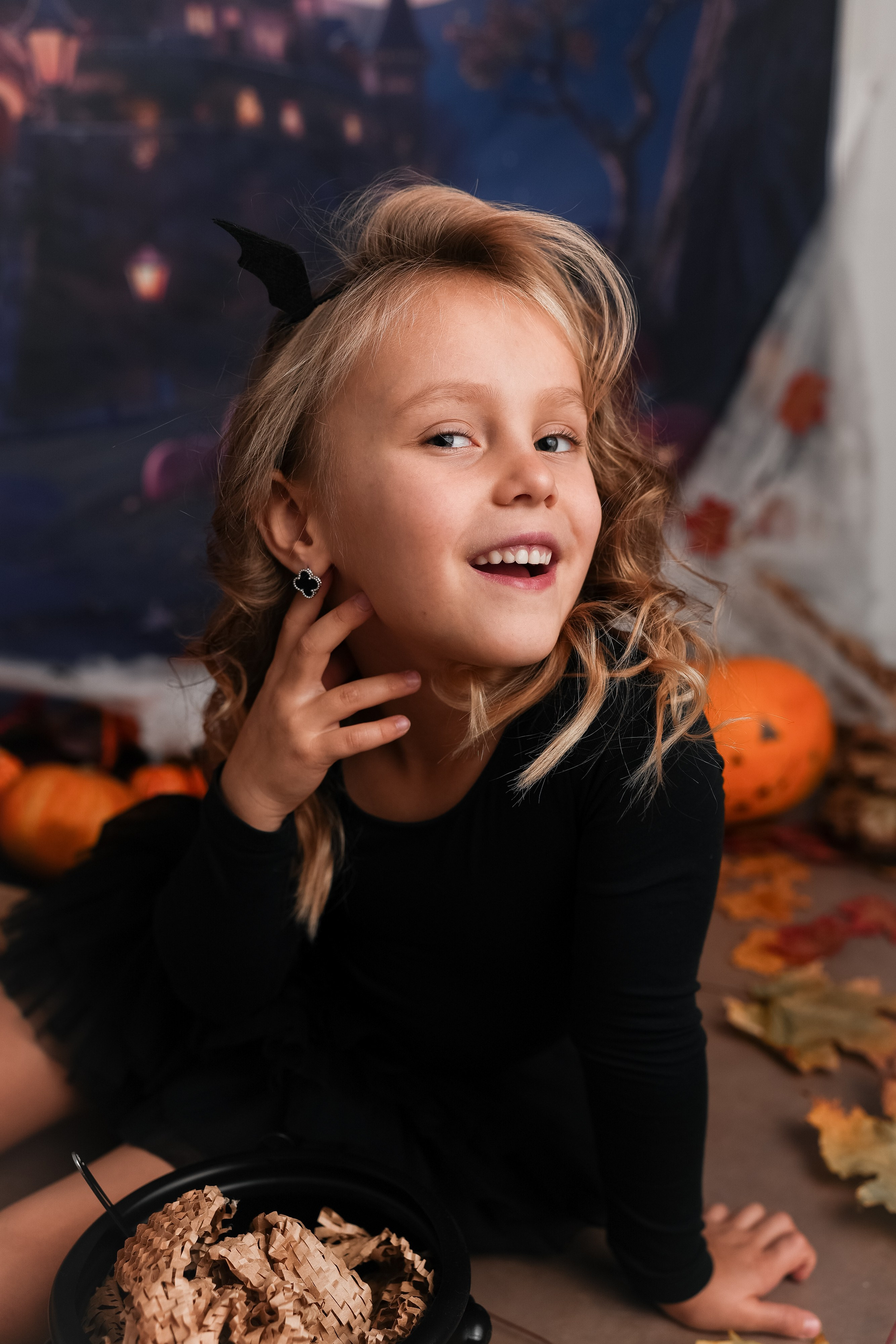 Проект Хэллоуин. Фотограф новорожденных и детский фотограф в Екатеринбурге Ксени