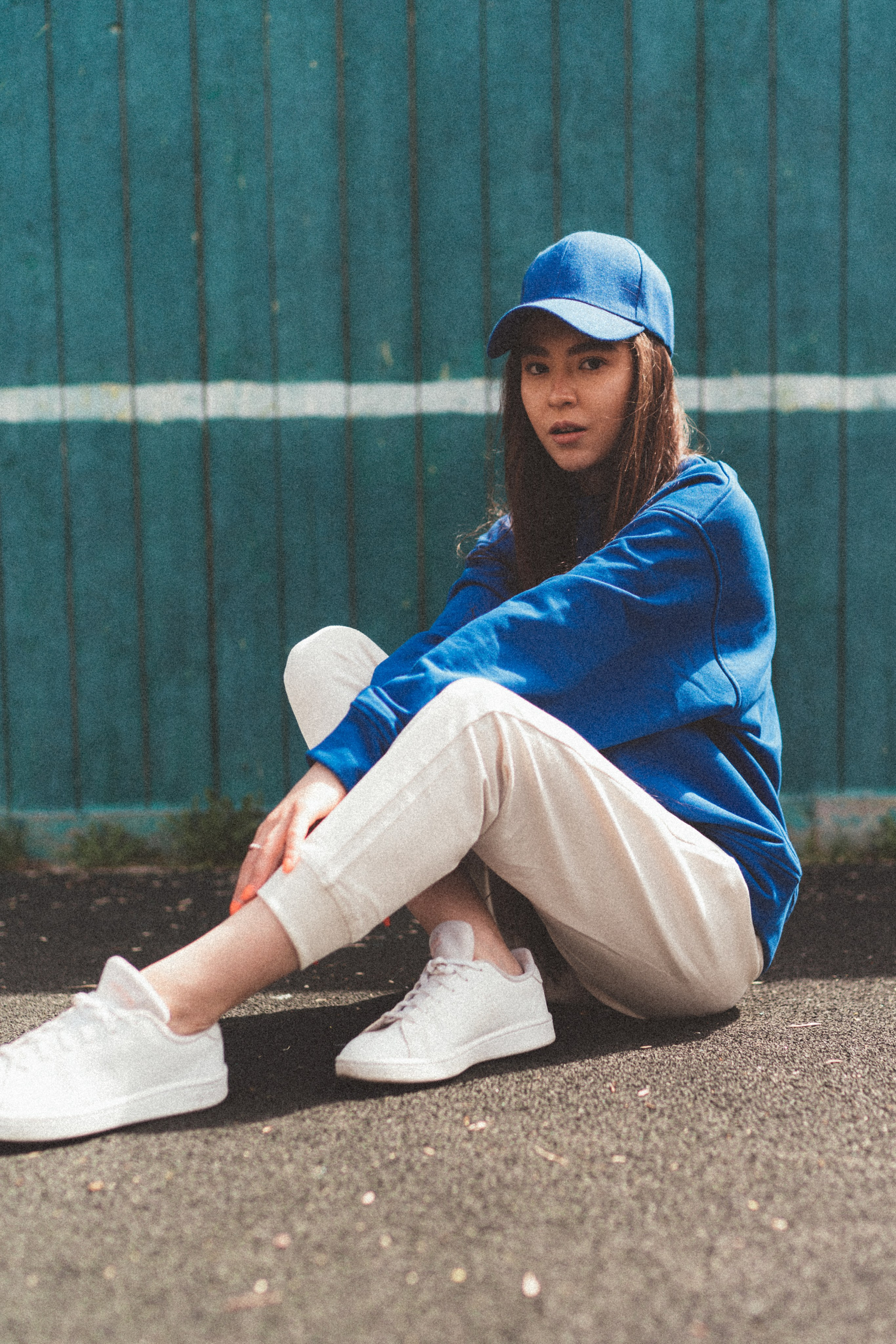 Tennis court with Farida. New York photographer RINAT SHAHMETOV in New York city