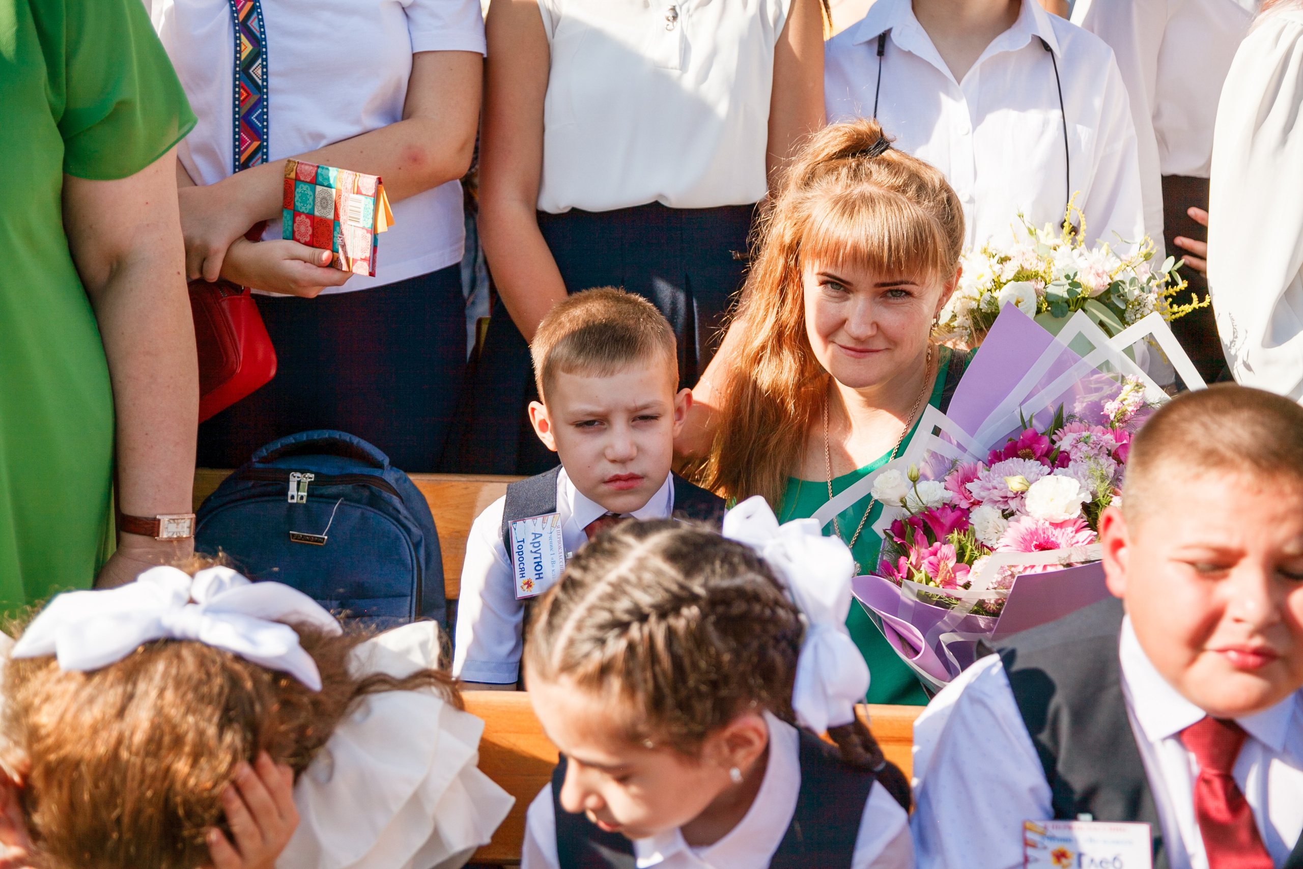 1 сентября линейка. Свадебный и семейный фотограф в Армавире