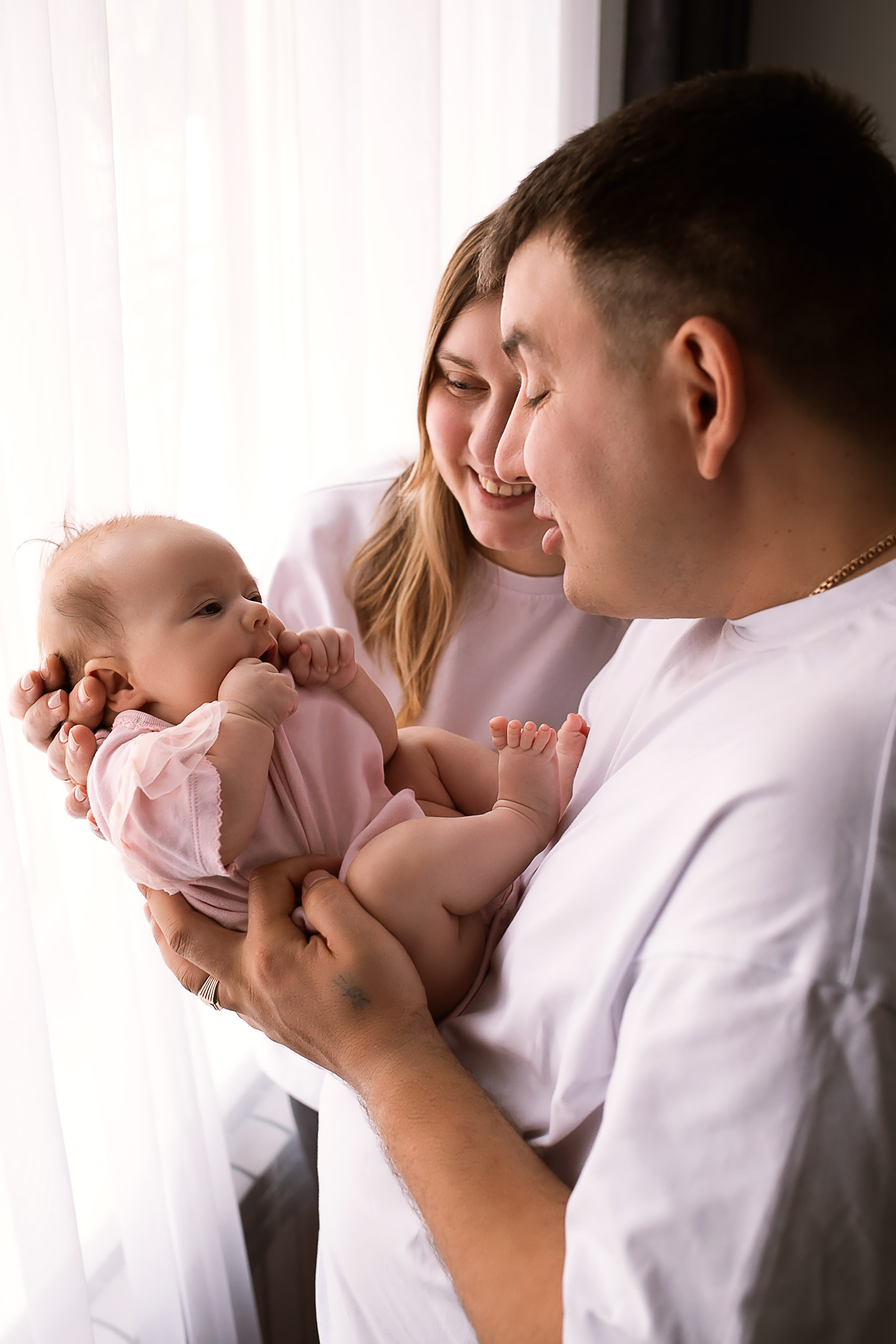 Домашняя, семейная фотосессия. Фотограф новорожденных в Новосибирске